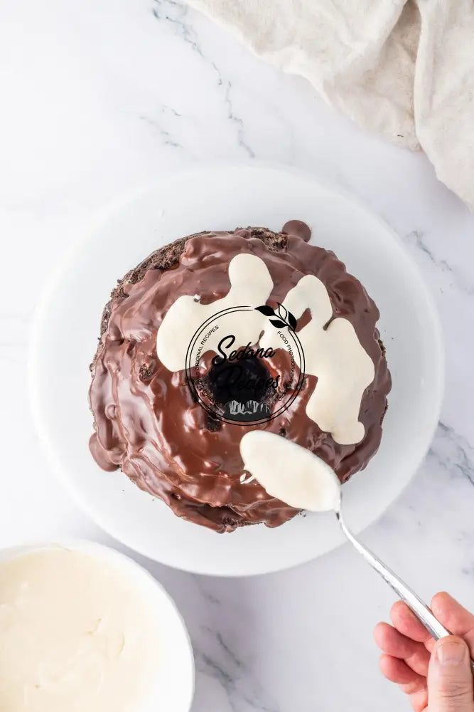 Cookies and Cream Bundt Cake with Oreos