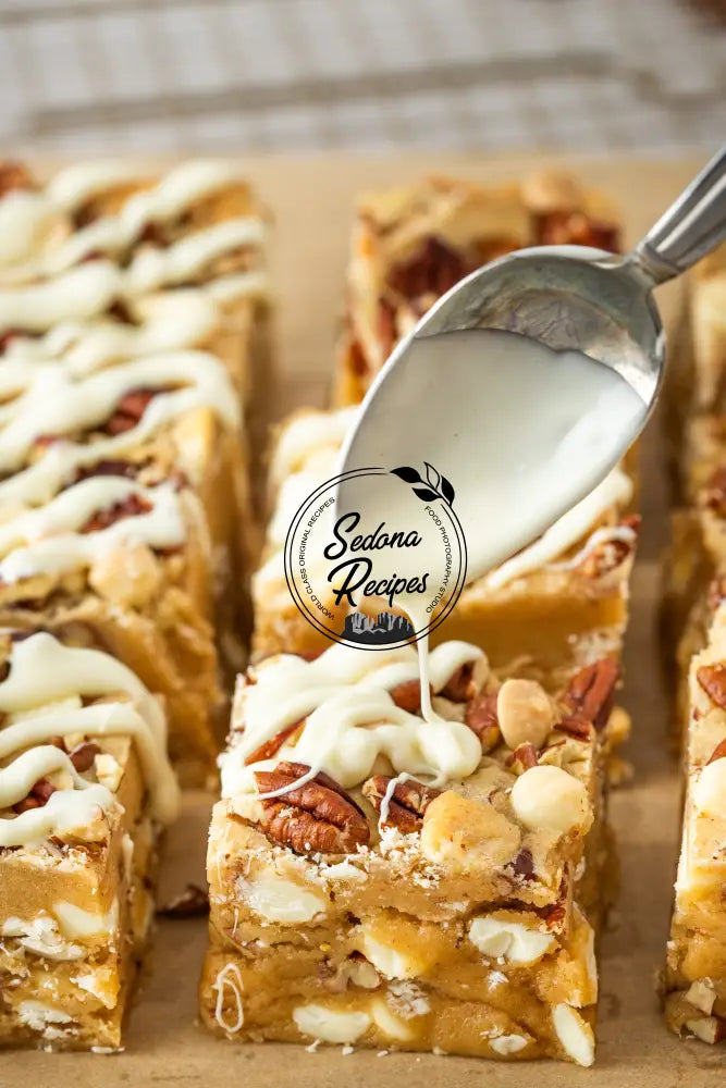 White Chocolate Pecan Blondies