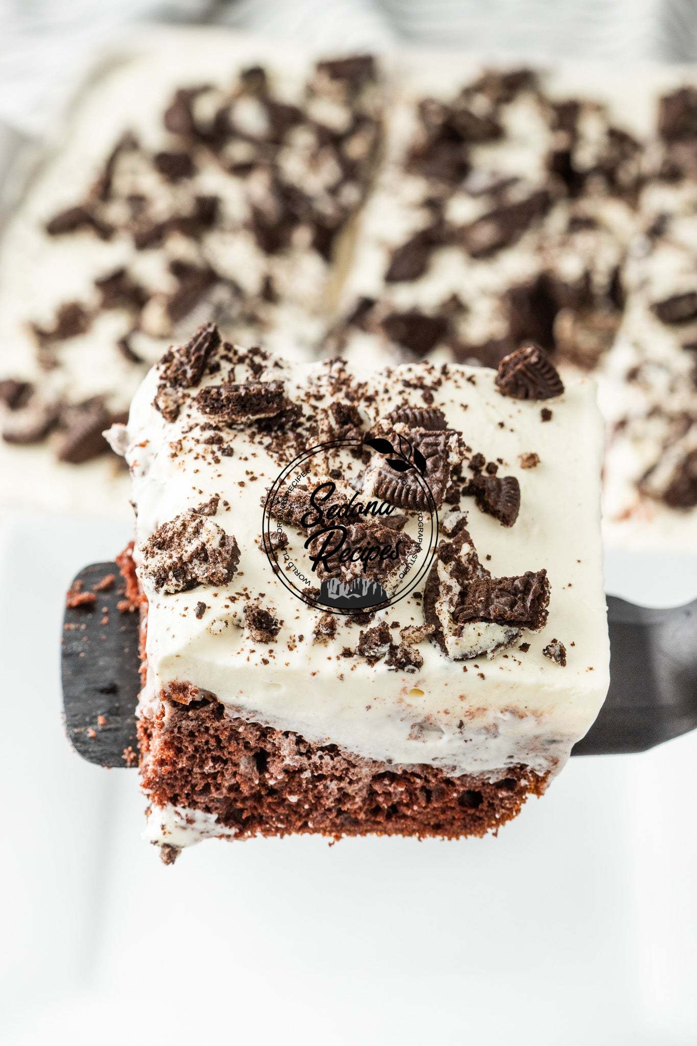 Oreo Poke Cake