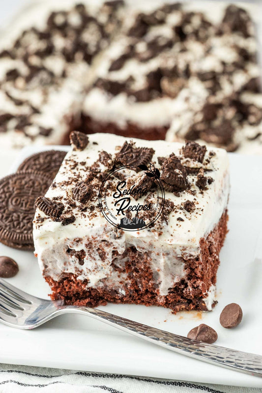 Oreo Poke Cake