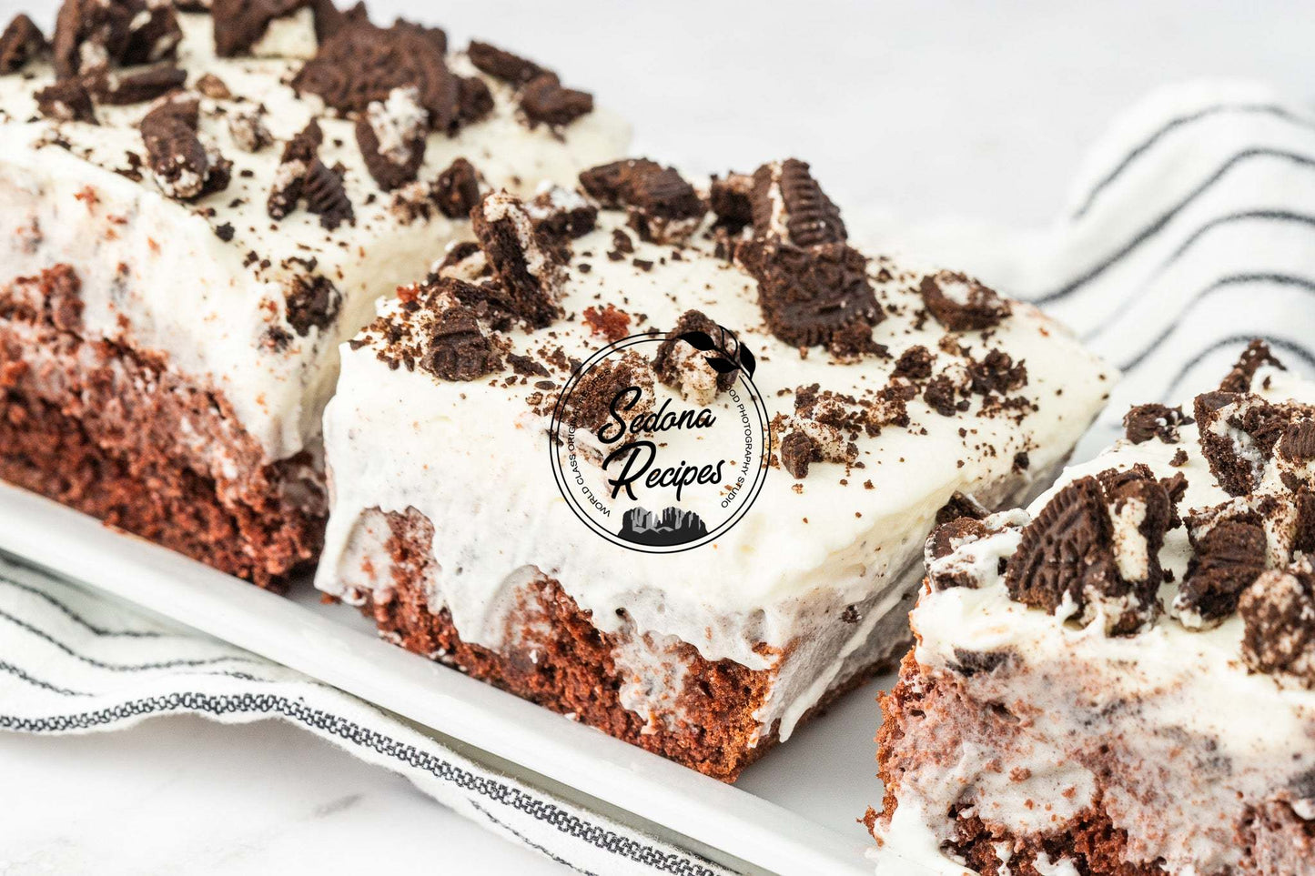 Oreo Poke Cake