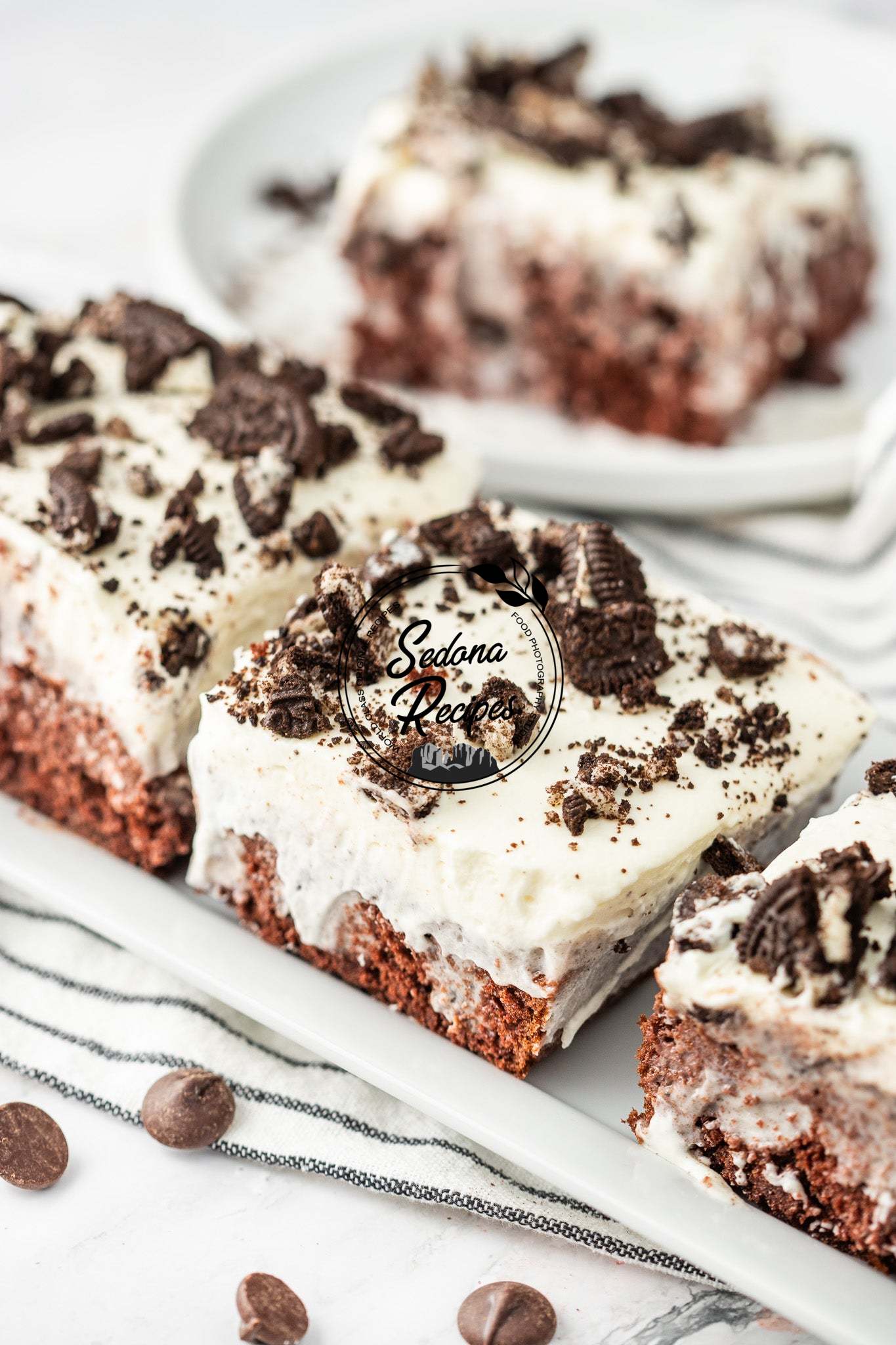 Oreo Poke Cake