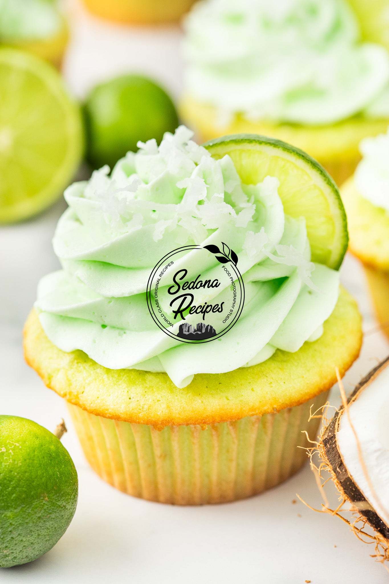 Key Lime Coconut Cupcakes