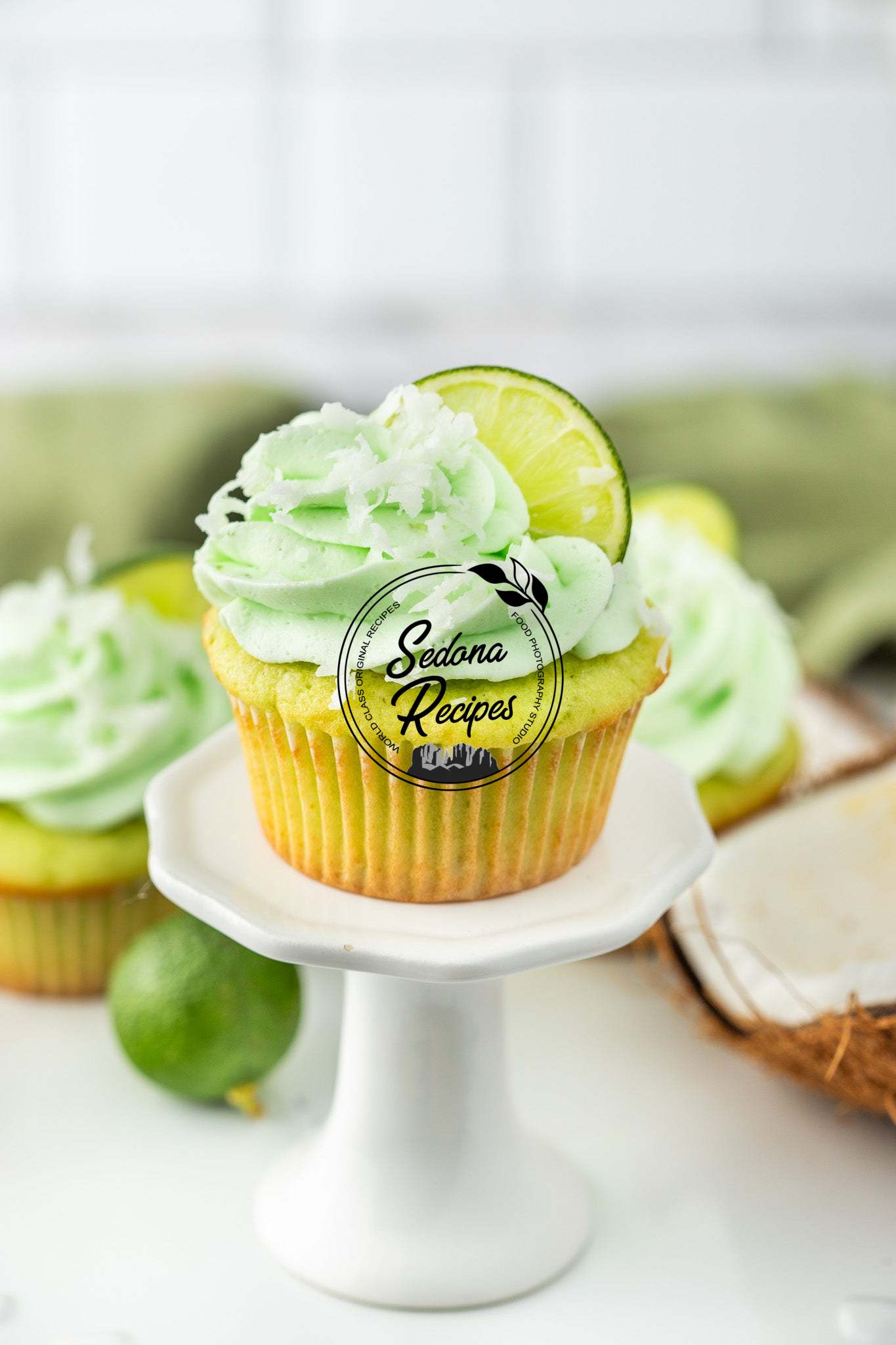 Key Lime Coconut Cupcakes