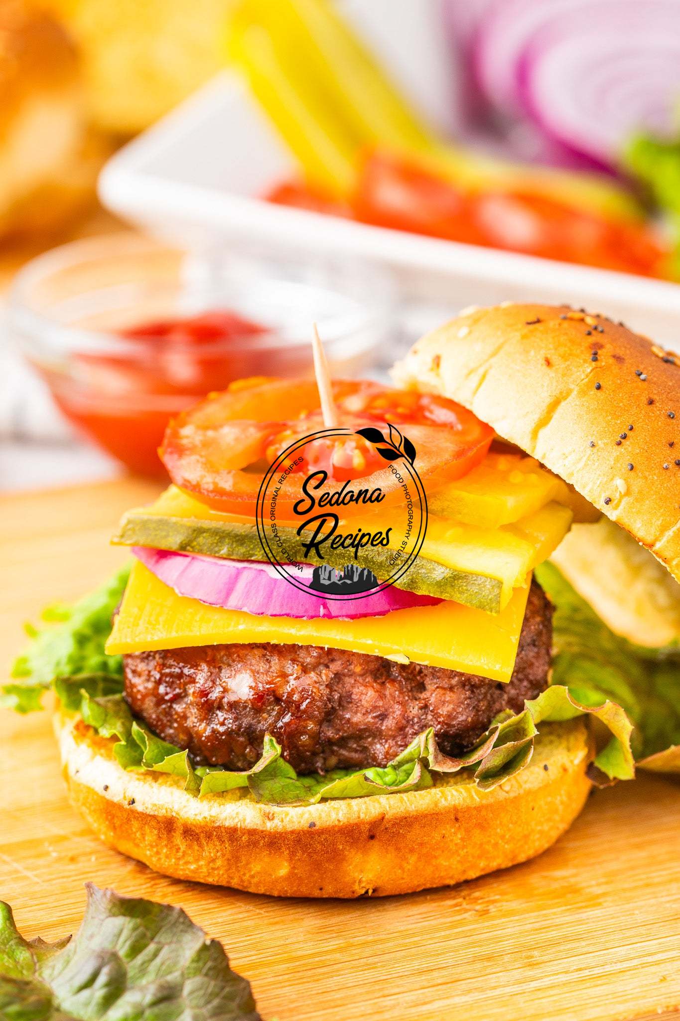 Air Fryer Hamburgers