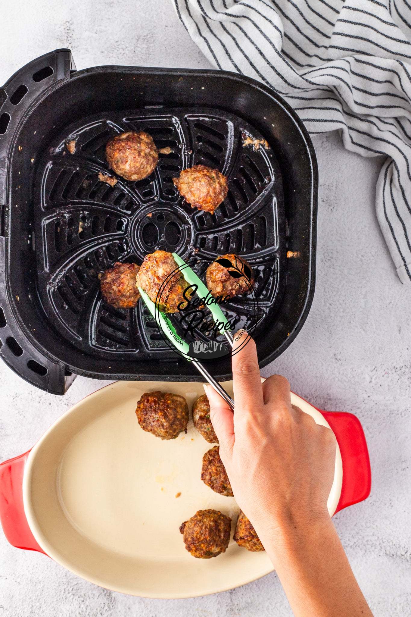 Air Fryer Maple Meatballs