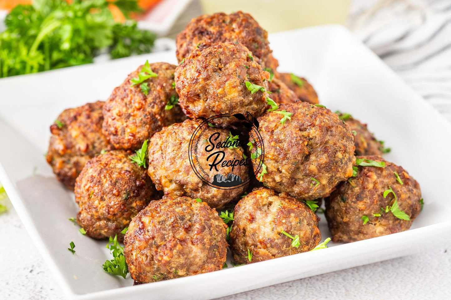 Air Fryer Maple Meatballs