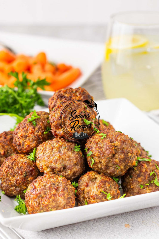 Air Fryer Maple Meatballs