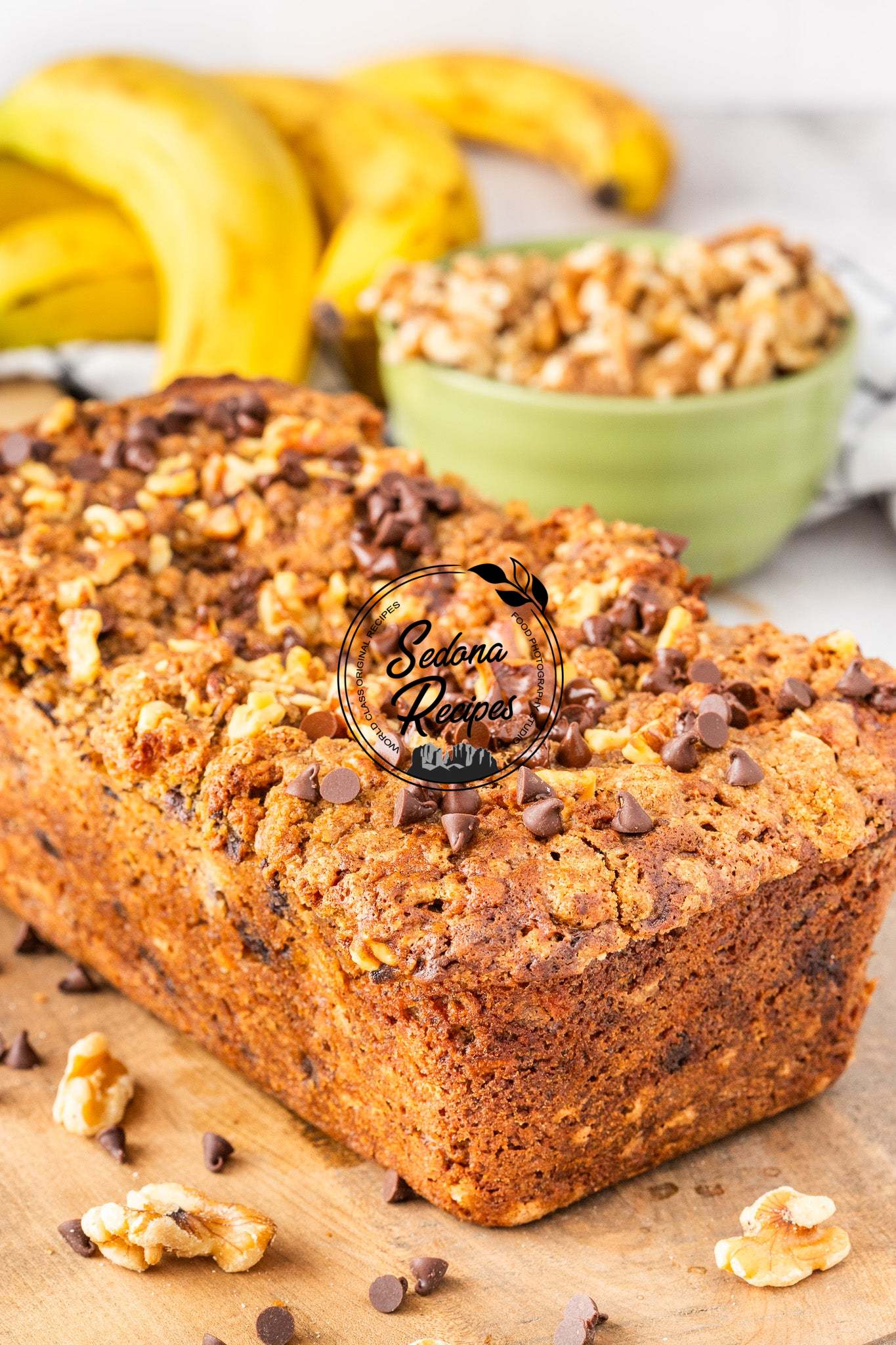 Banana Bread with Streusel Topping