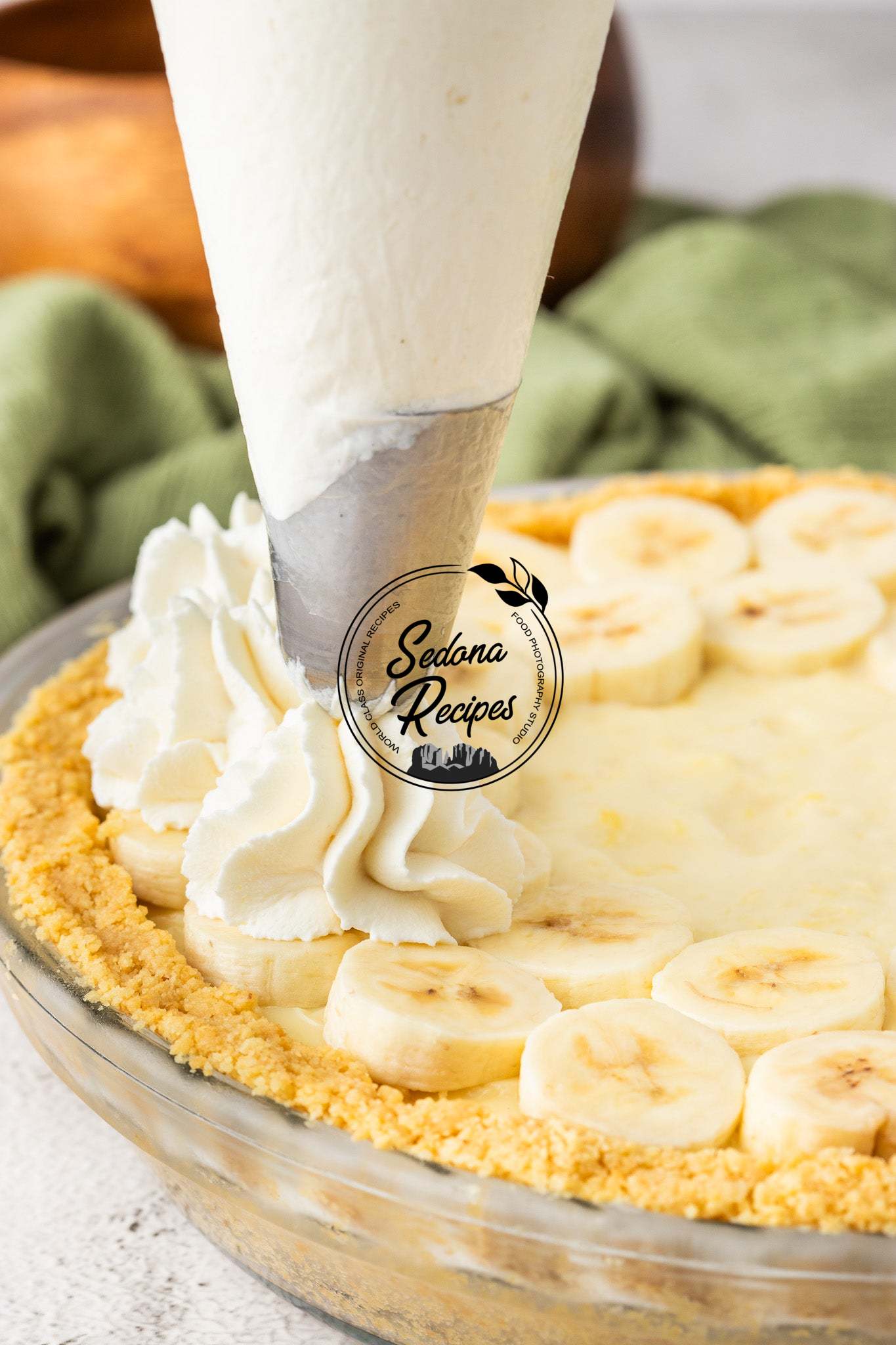 Banana Cream Pie (No Bake)