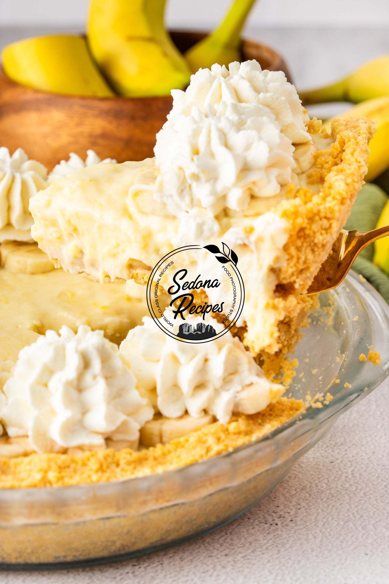 Banana Cream Pie (No Bake)