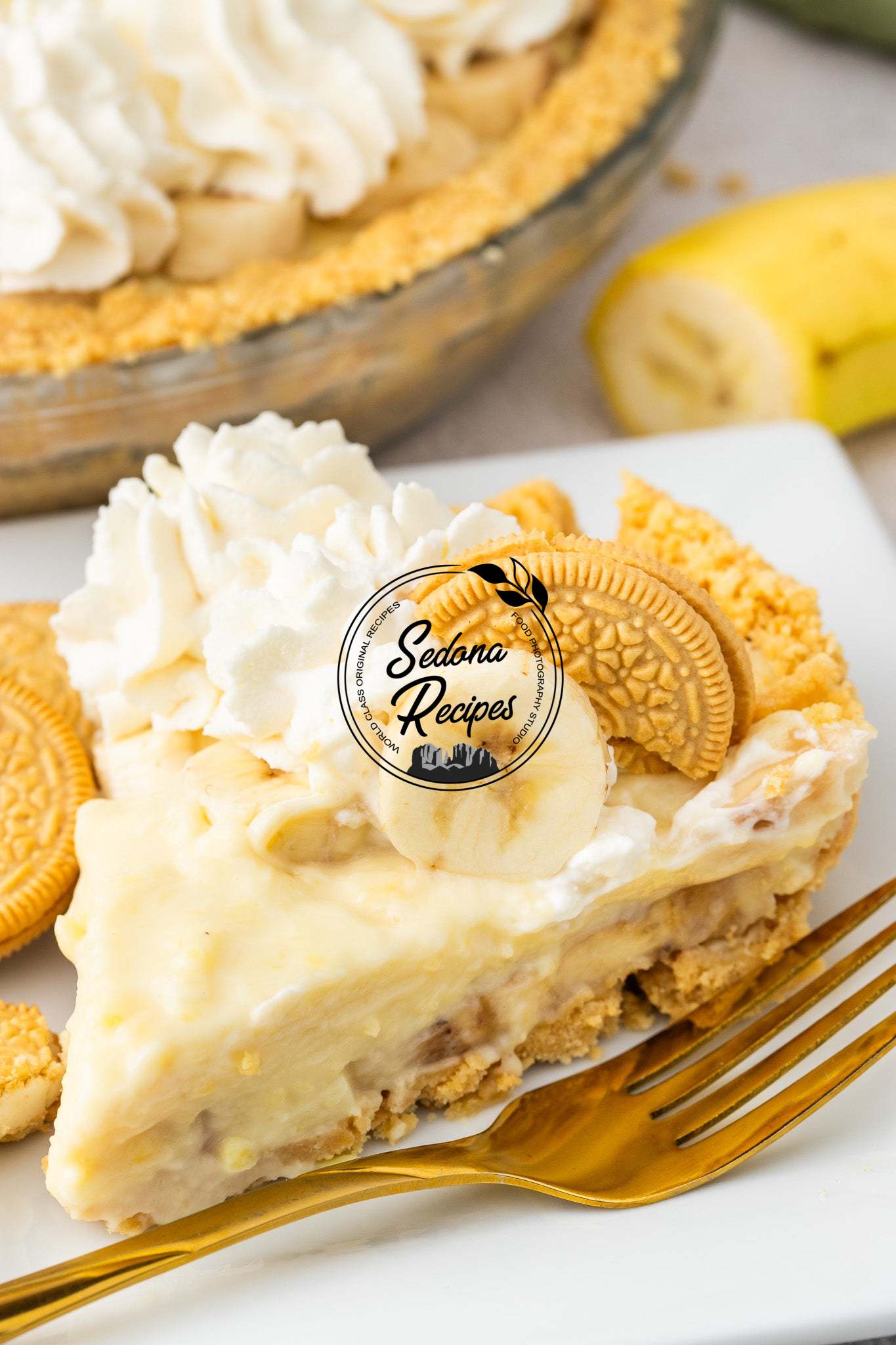 Banana Cream Pie (No Bake)