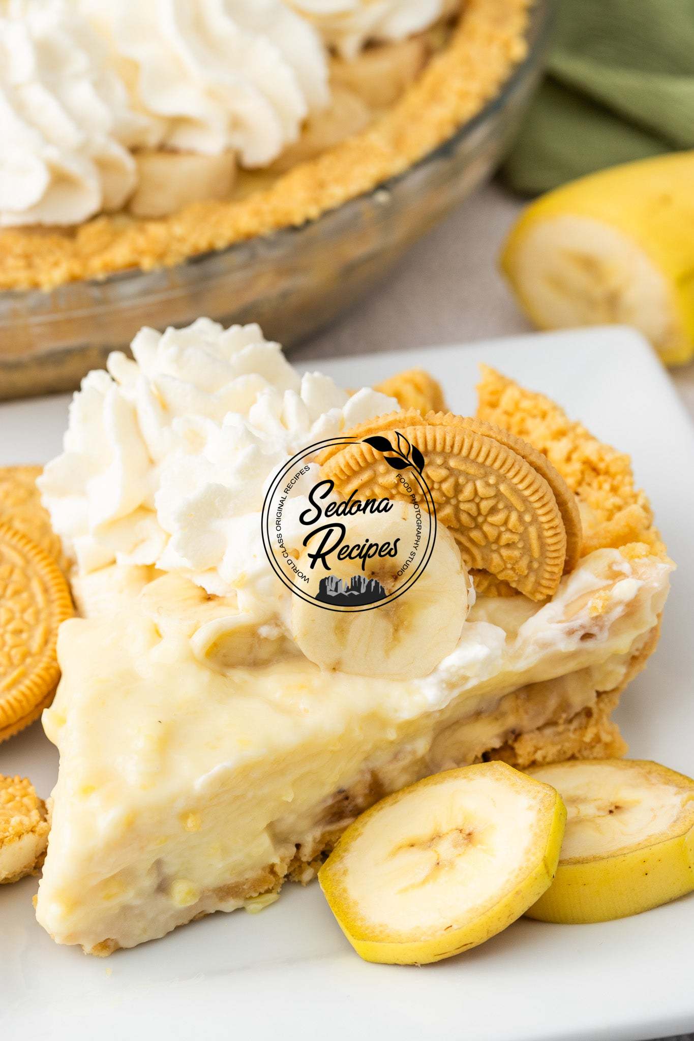 Banana Cream Pie (No Bake)