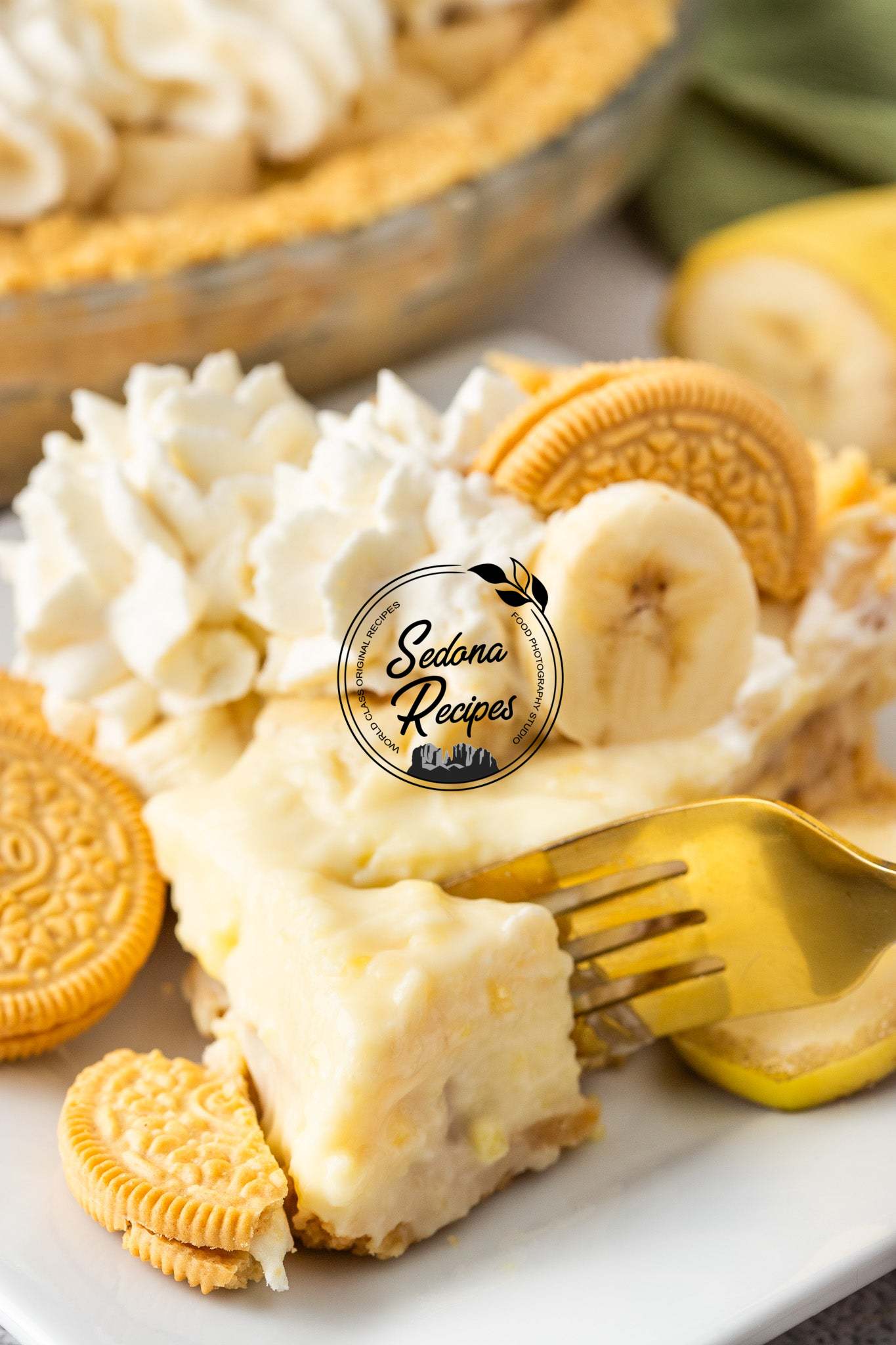 Banana Cream Pie (No Bake)