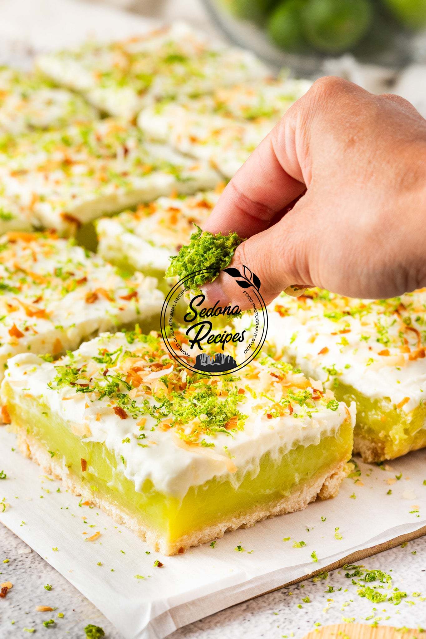 Coconut Key Lime Bars