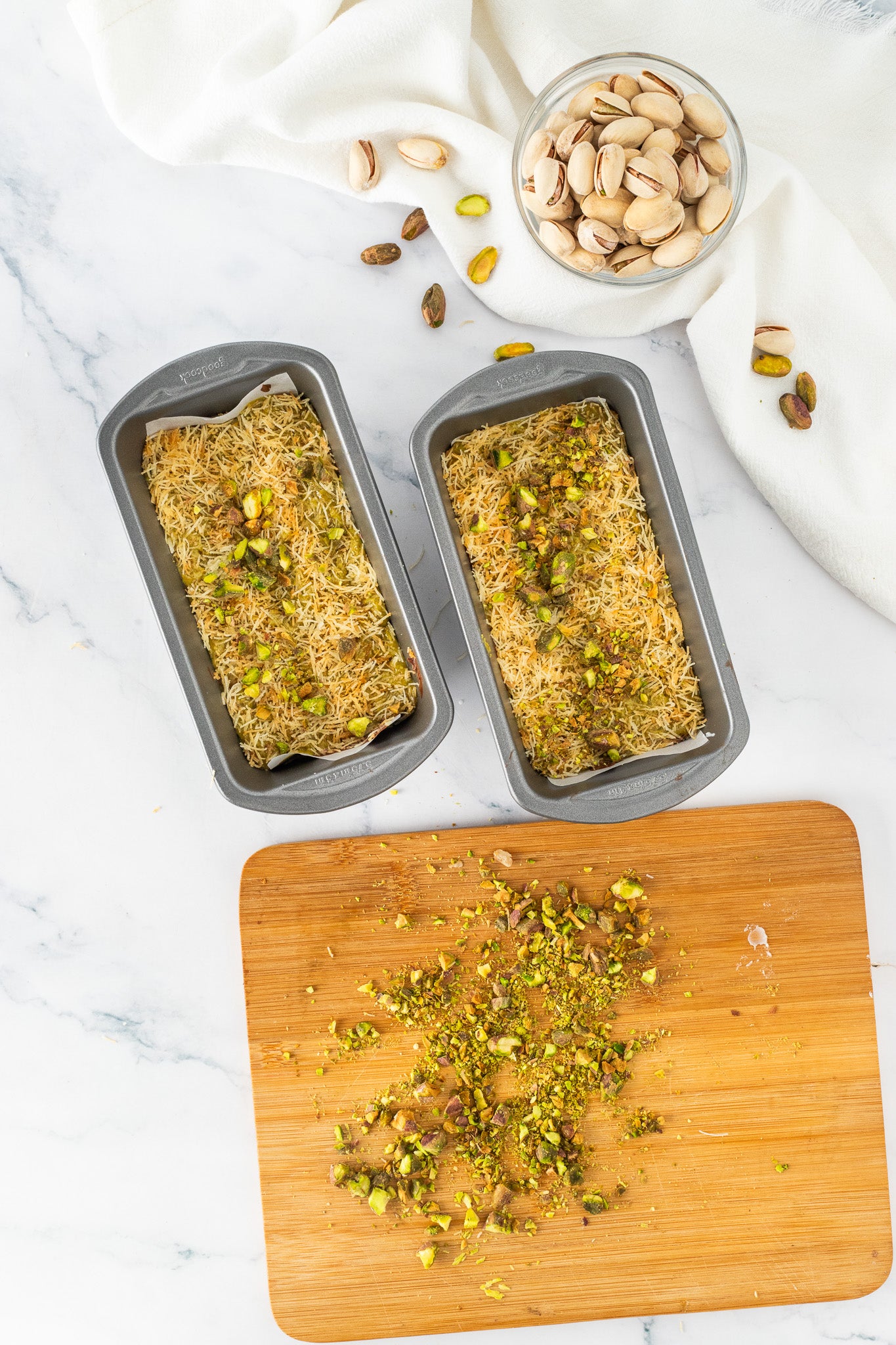 Dubai Chocolate Bar with Homemade Pistachio Cream