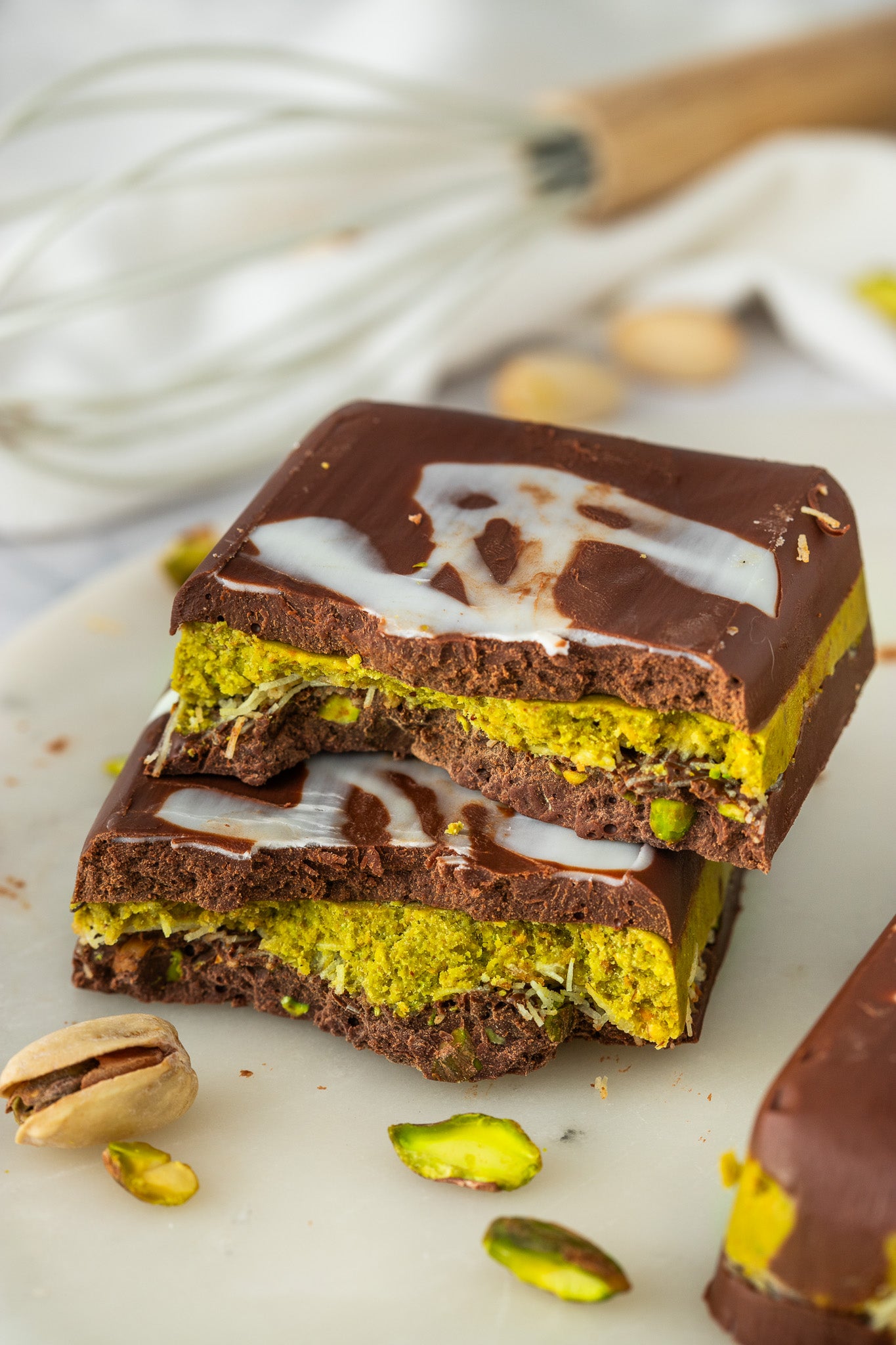 Dubai Chocolate Bar with Homemade Pistachio Cream