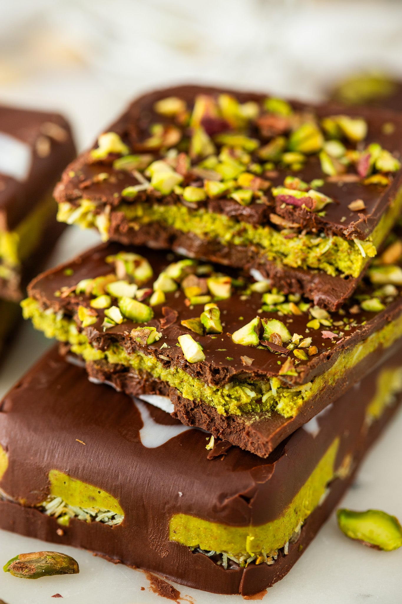 Dubai Chocolate Bar with Homemade Pistachio Cream