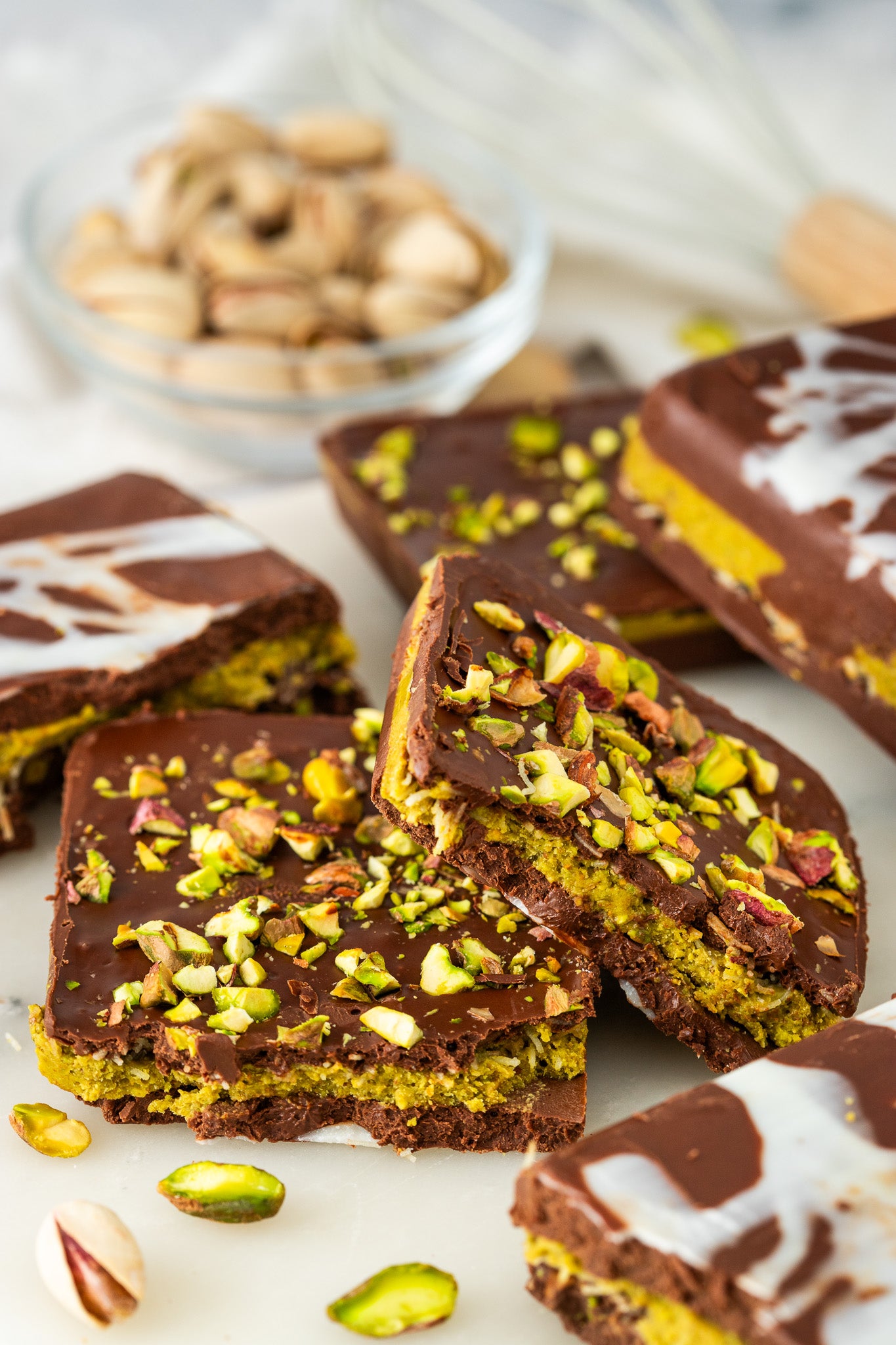 Dubai Chocolate Bar with Homemade Pistachio Cream