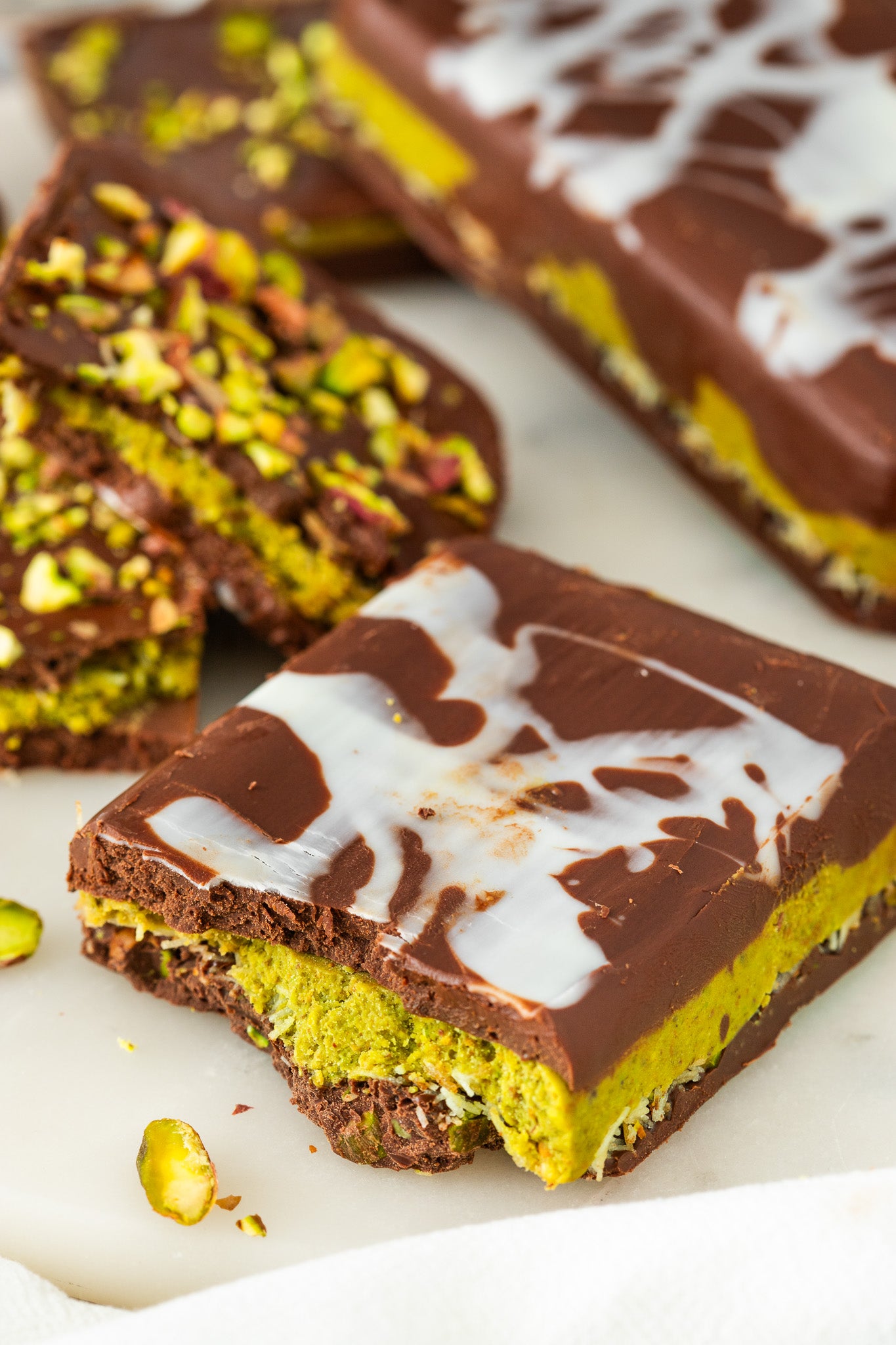 Dubai Chocolate Bar with Homemade Pistachio Cream