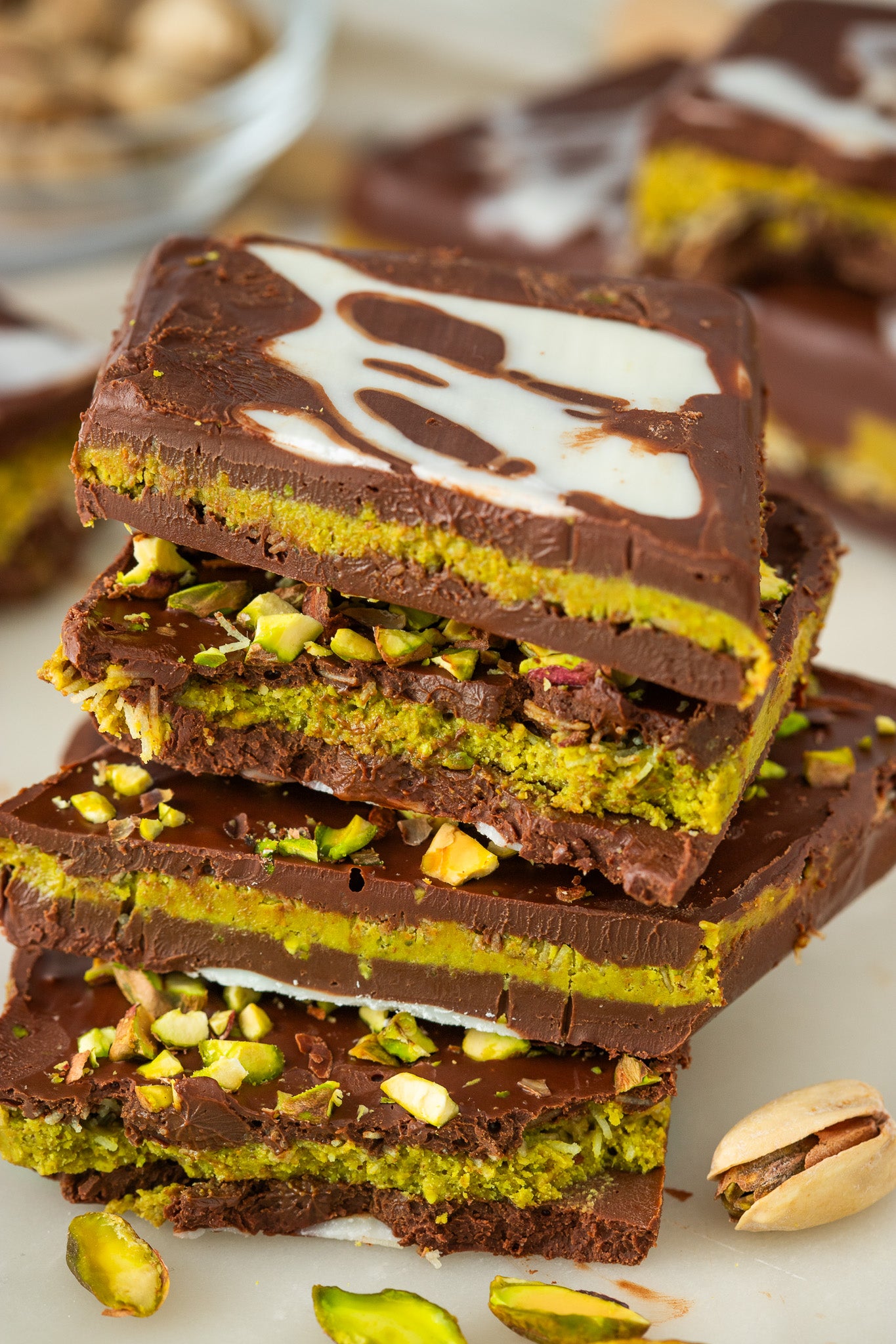 Dubai Chocolate Bar with Homemade Pistachio Cream