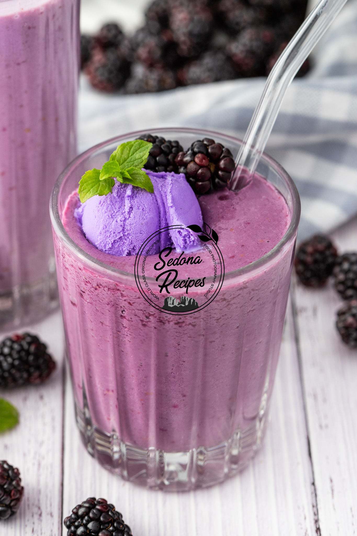 Fresh Blackberry Shake