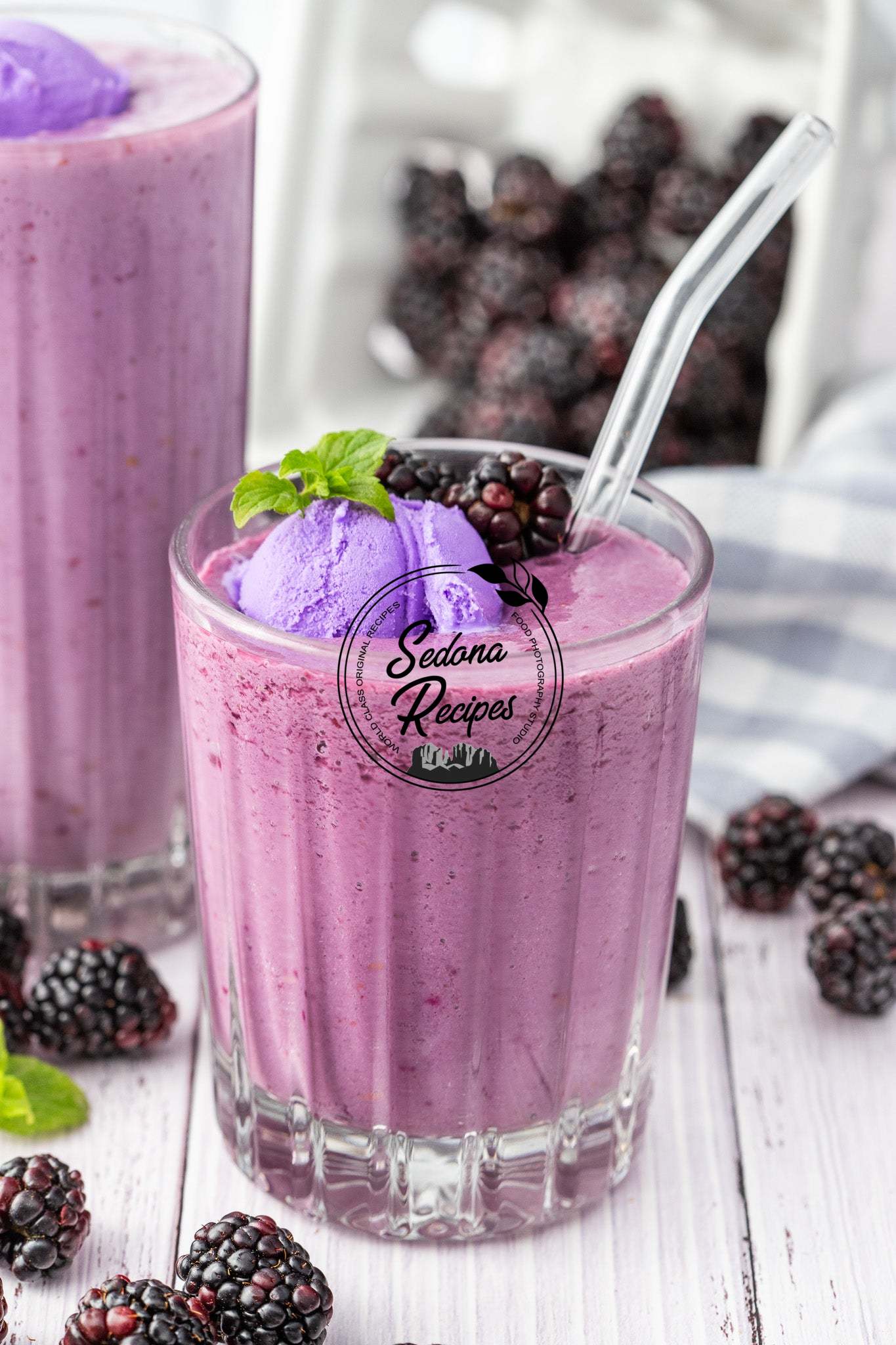 Fresh Blackberry Shake