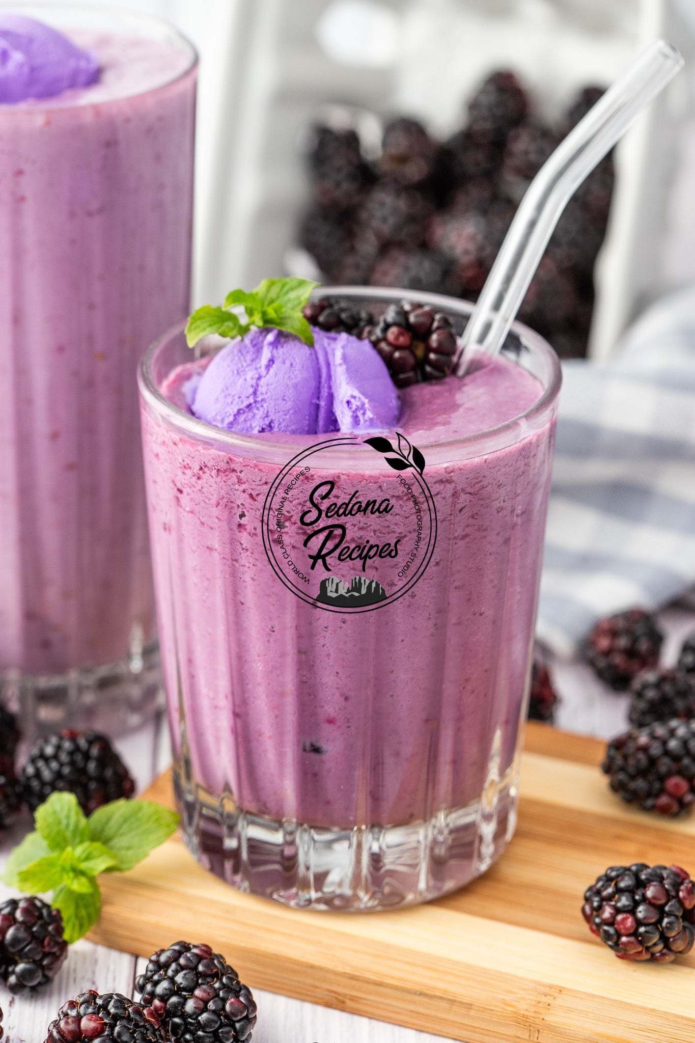 Fresh Blackberry Shake