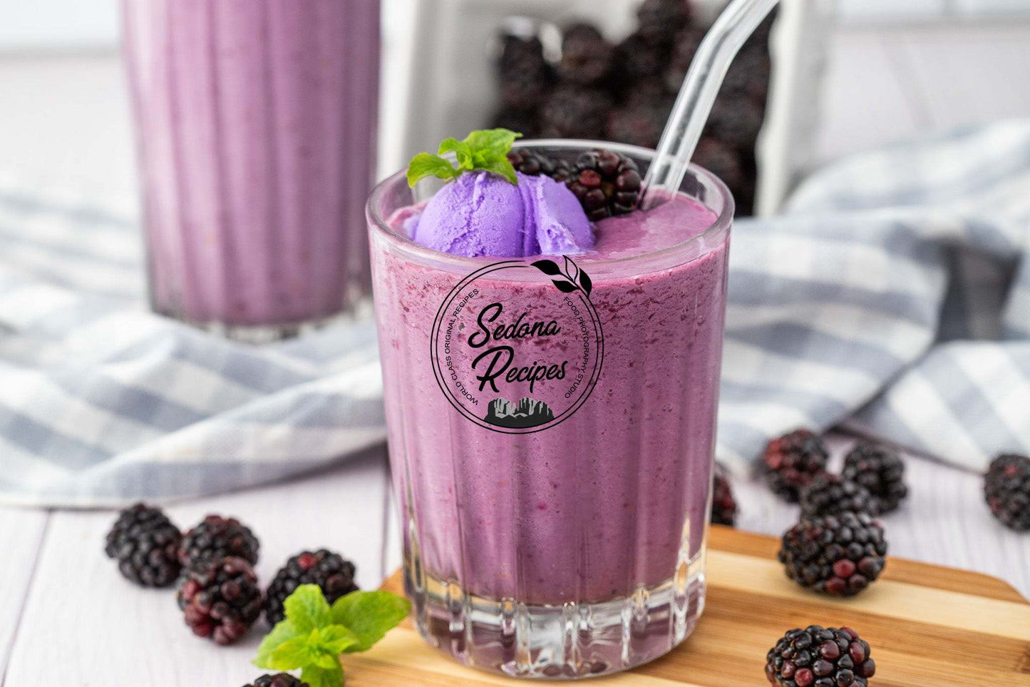 Fresh Blackberry Shake