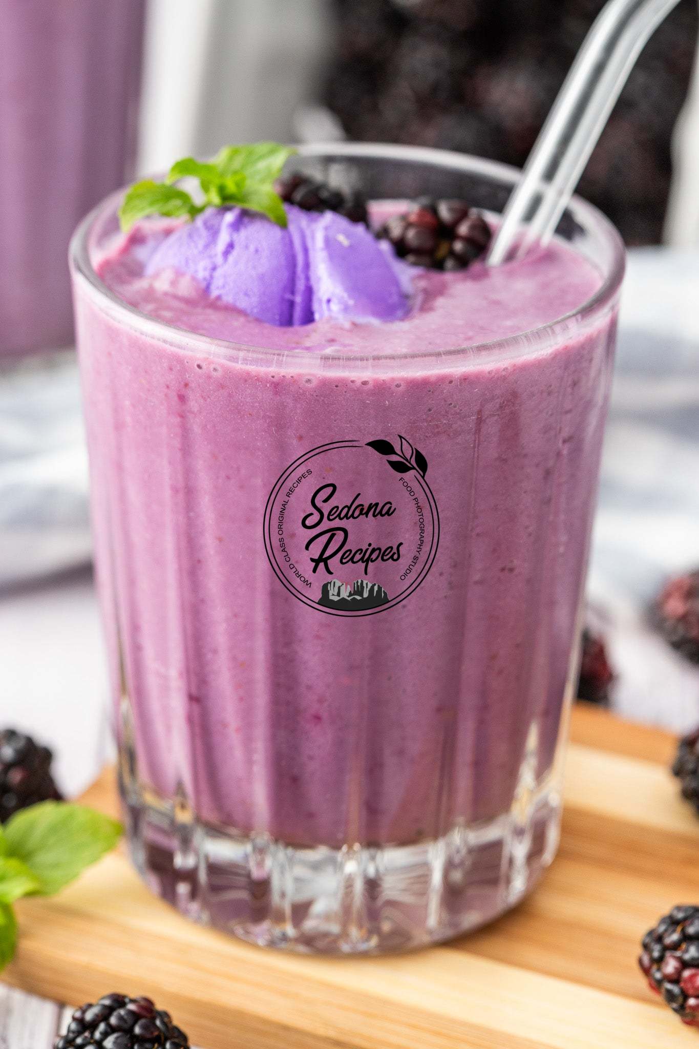 Fresh Blackberry Shake