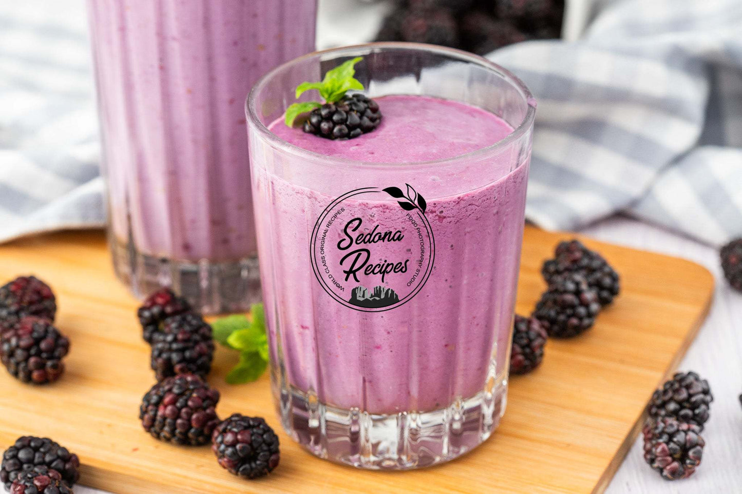 Fresh Blackberry Shake