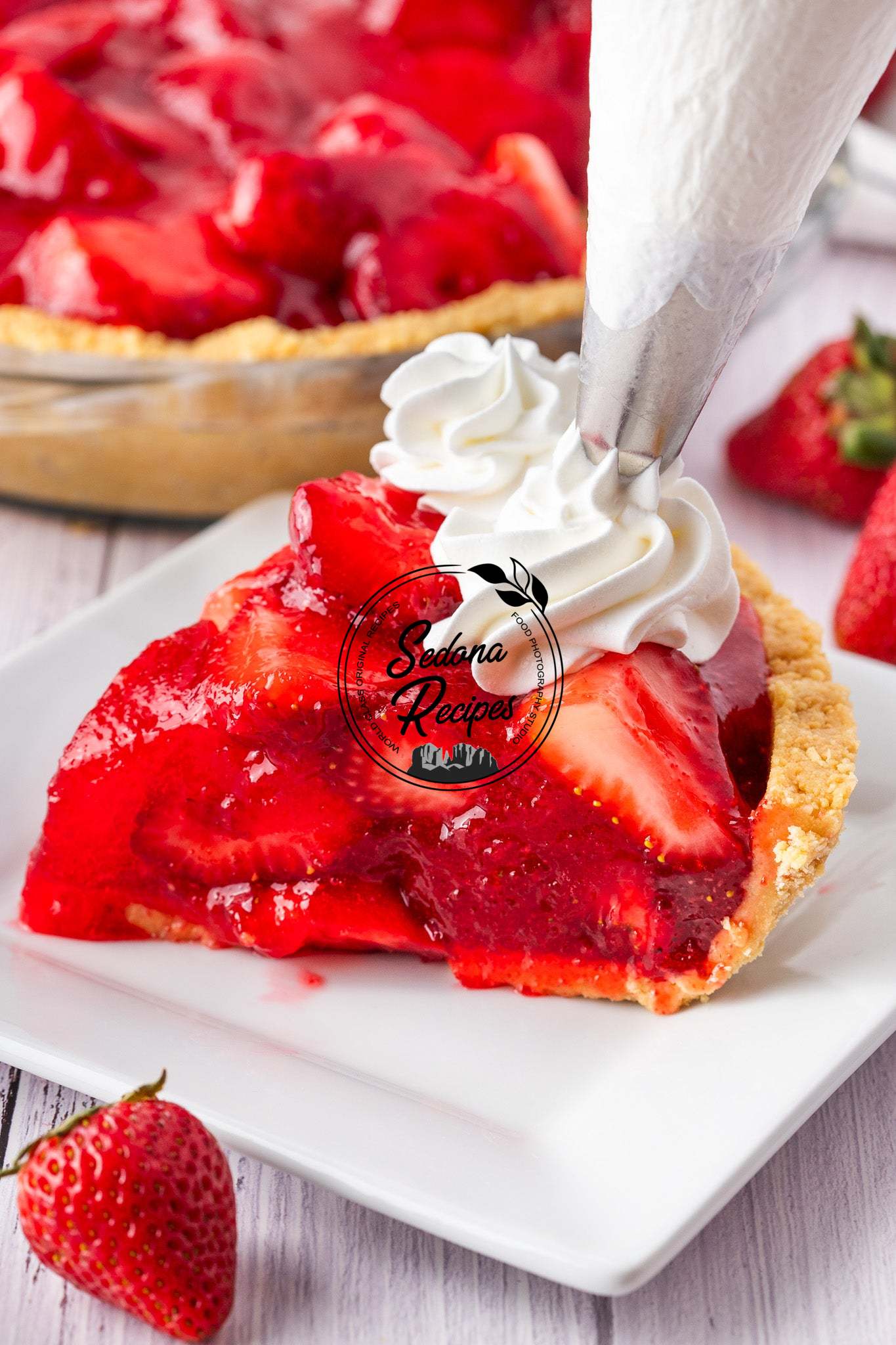 Fresh Strawberry Pie (No Bake)