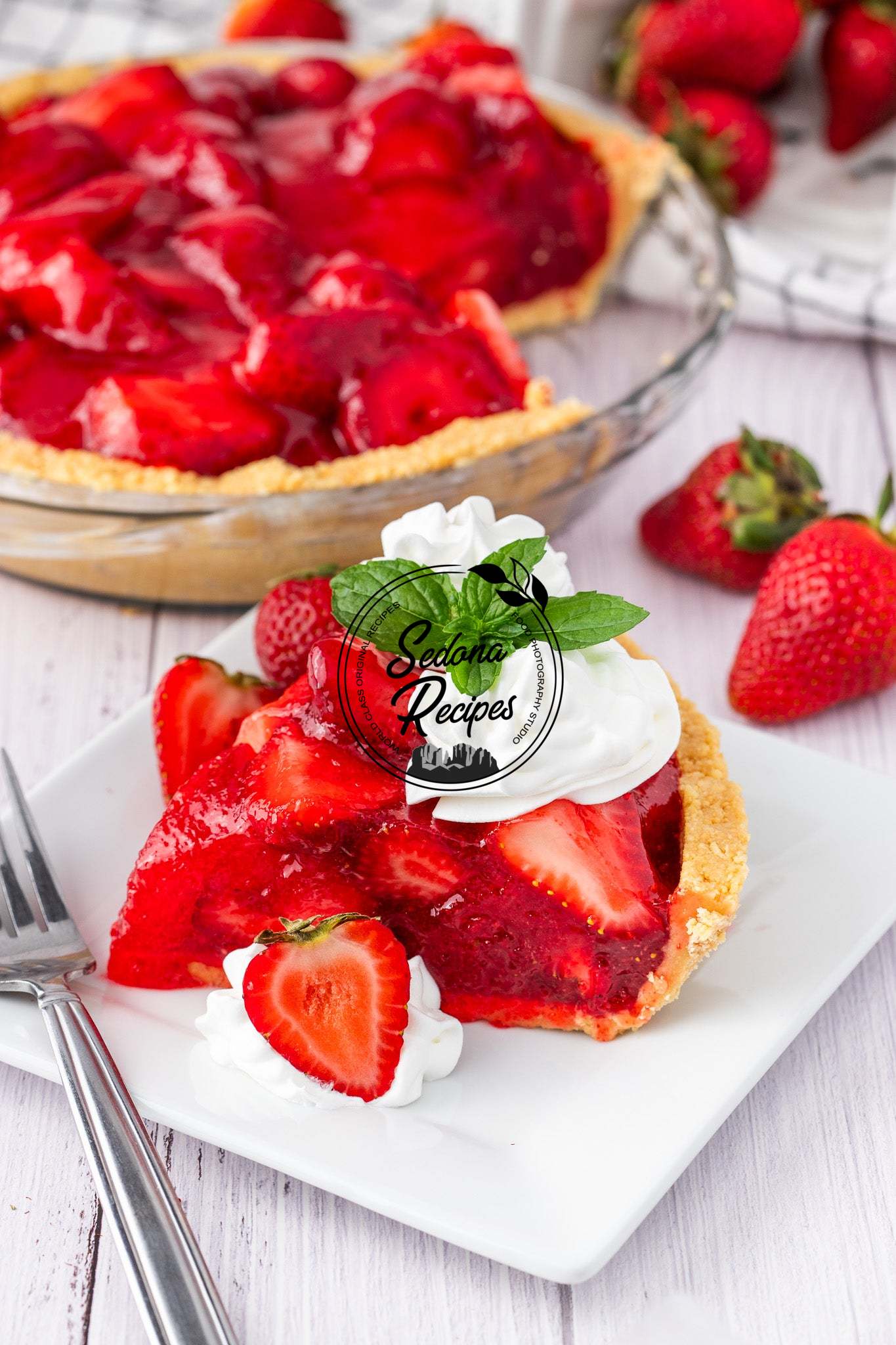 Fresh Strawberry Pie (No Bake)