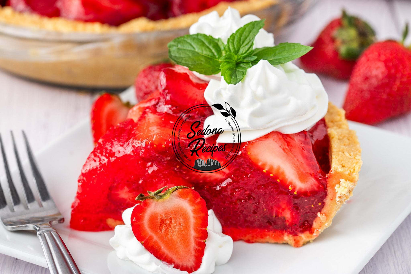 Fresh Strawberry Pie (No Bake)