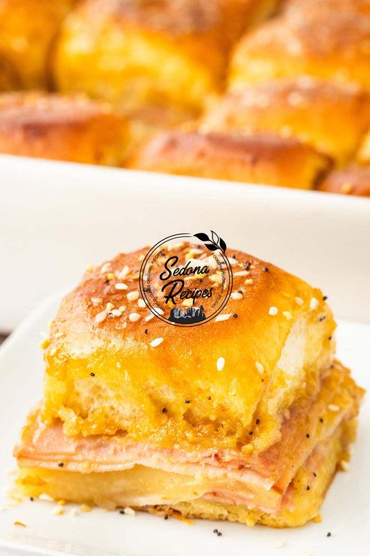 Baked Ham & Swiss Party Sliders