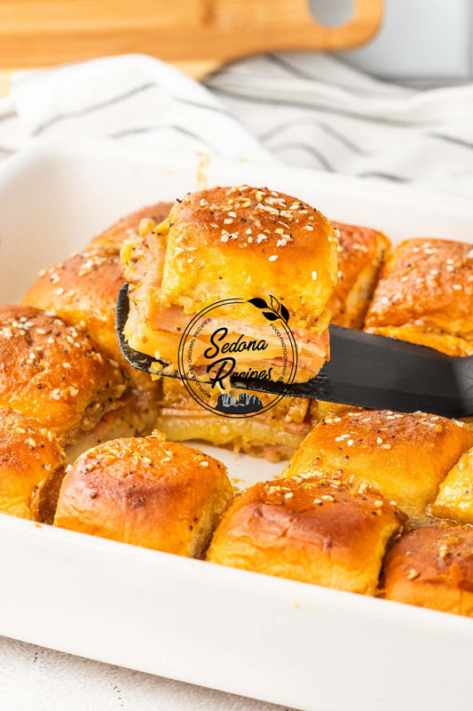 Baked Ham & Swiss Party Sliders