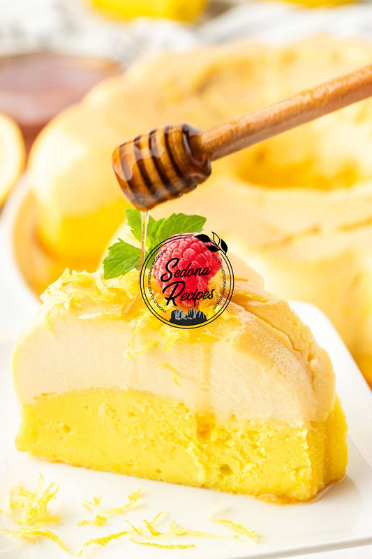 Honey Lemon Flan Cake