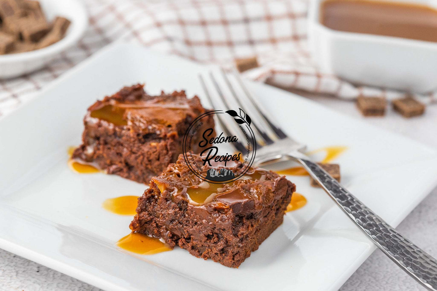 Chewy Caramel Brownies