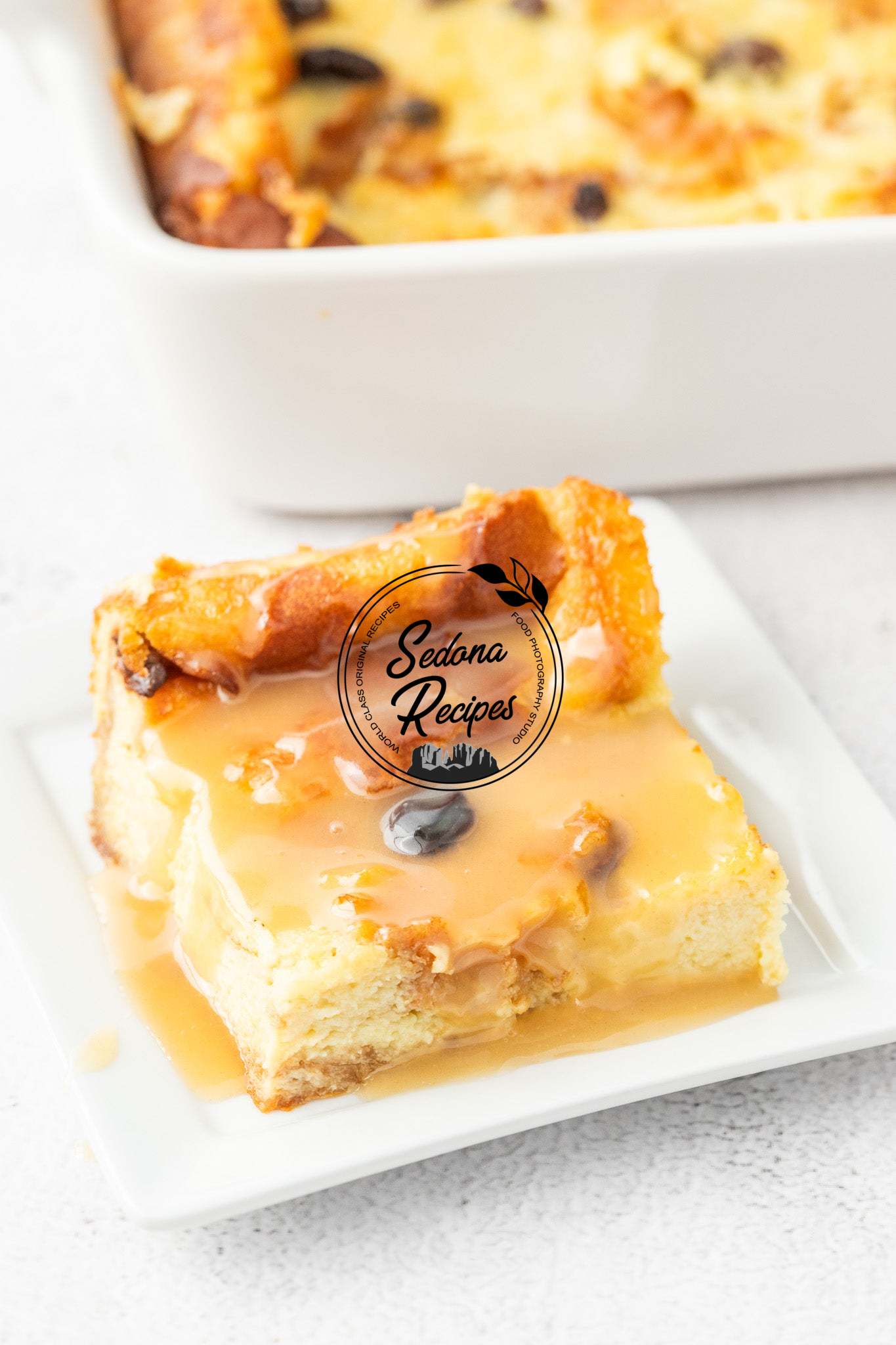 Bread Pudding with Butter Rum Sauce