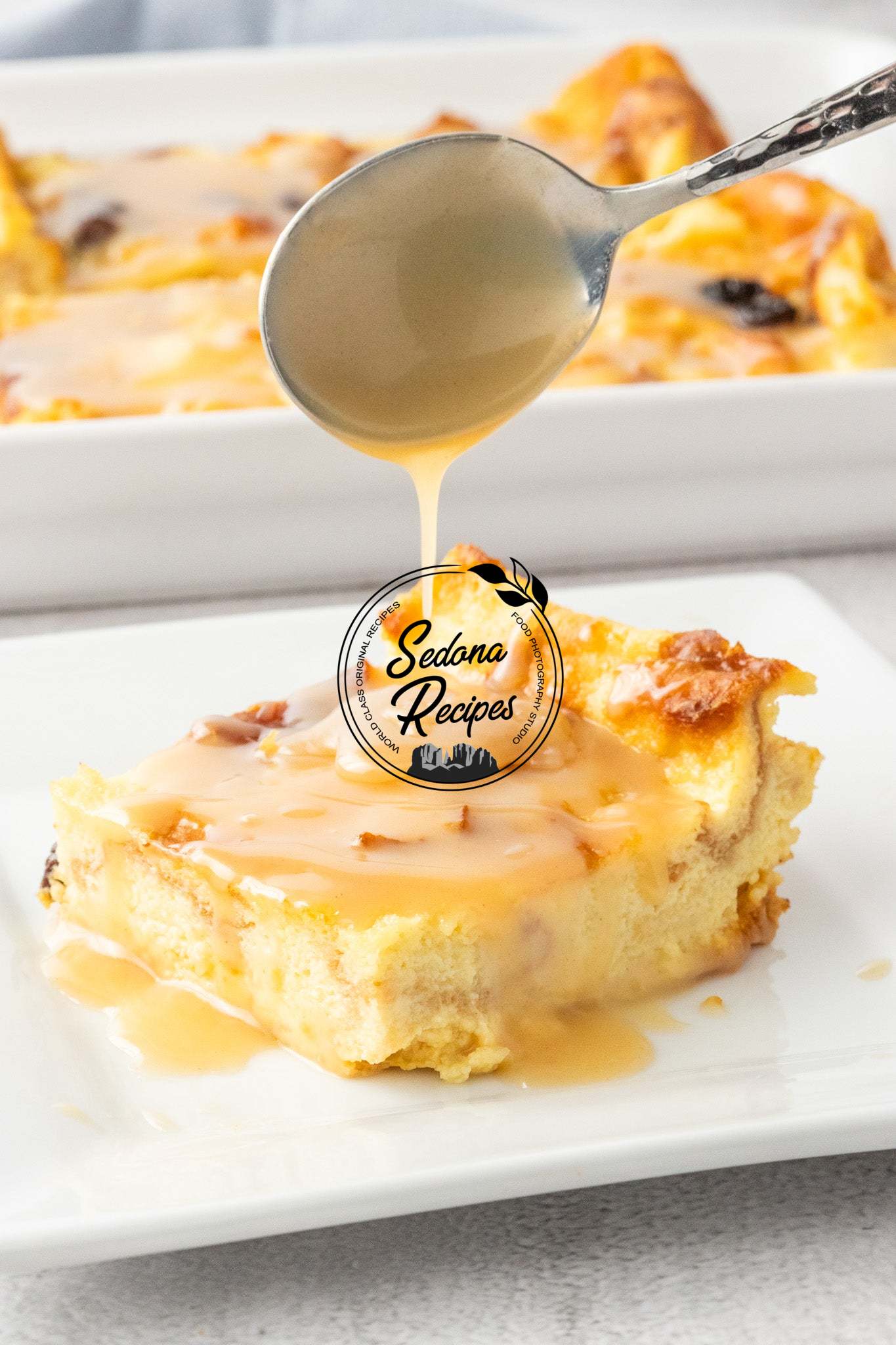 Bread Pudding with Butter Rum Sauce