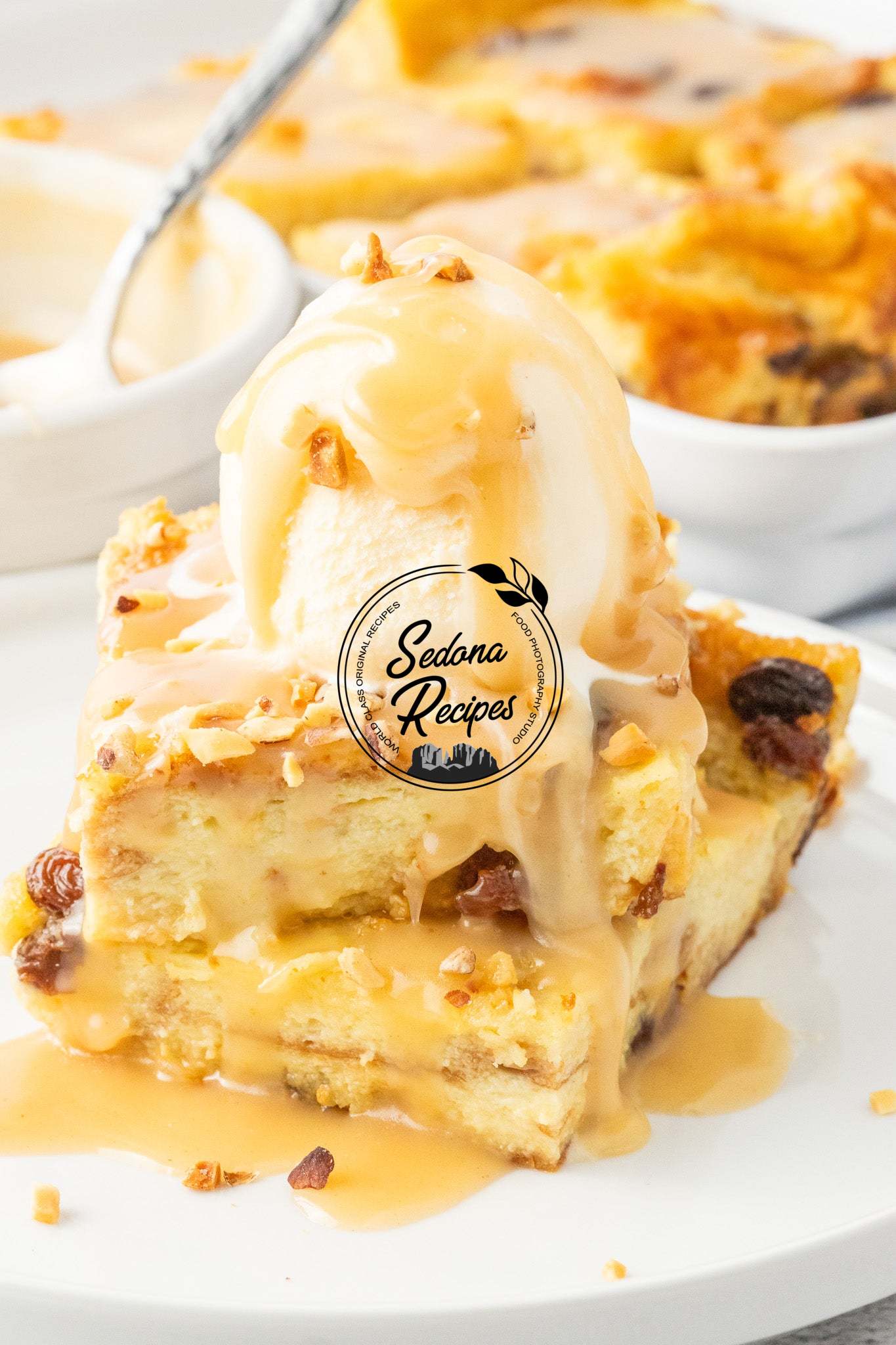 Bread Pudding with Butter Rum Sauce