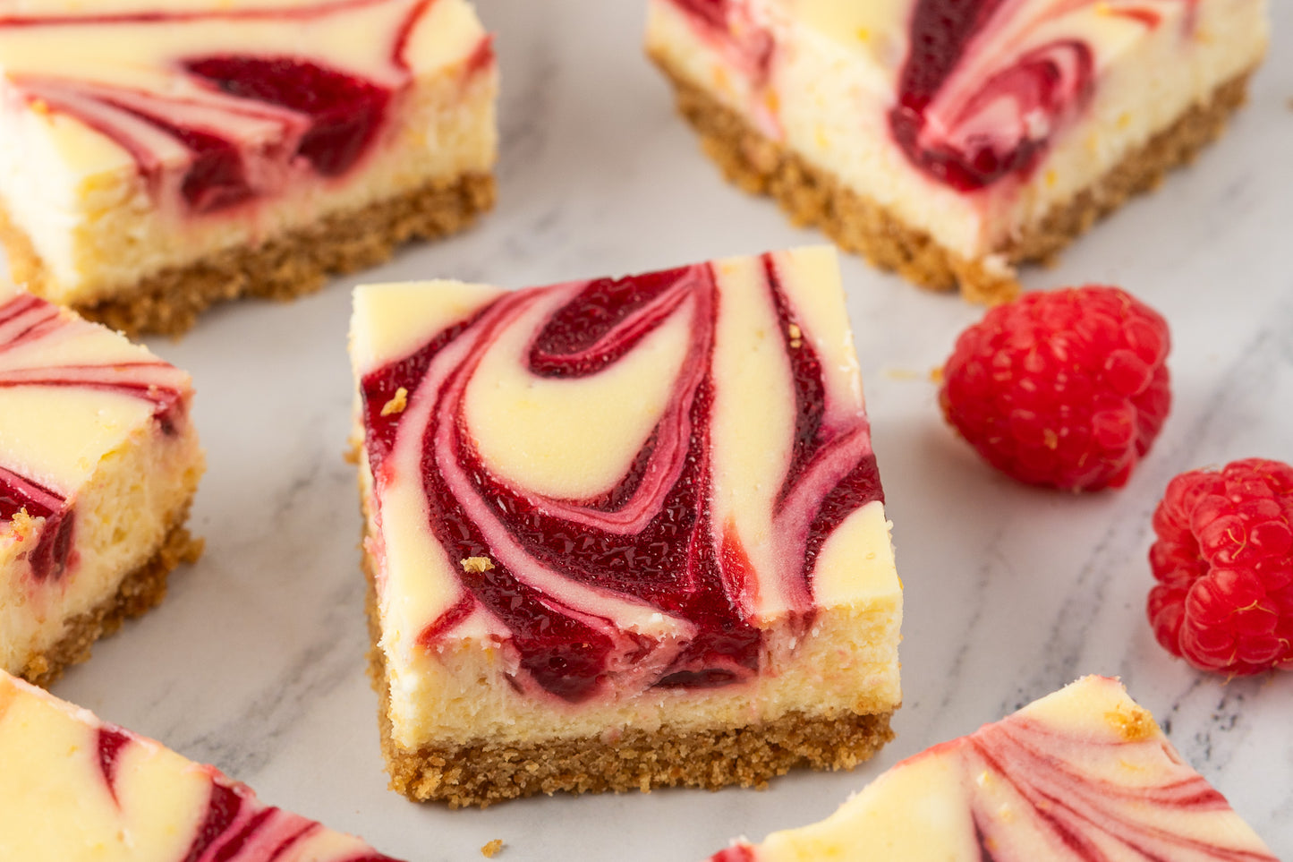 Lemon Raspberry Cheesecake Bars