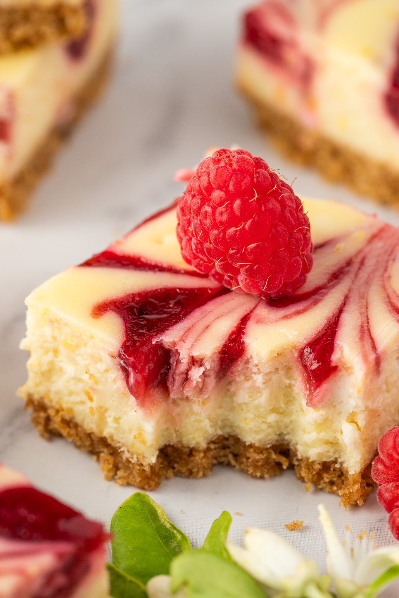 Lemon Raspberry Cheesecake Bars