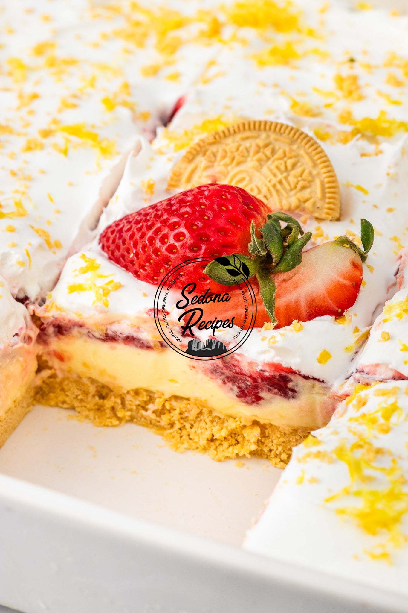 Lemon Strawberry Delight (No Bake)