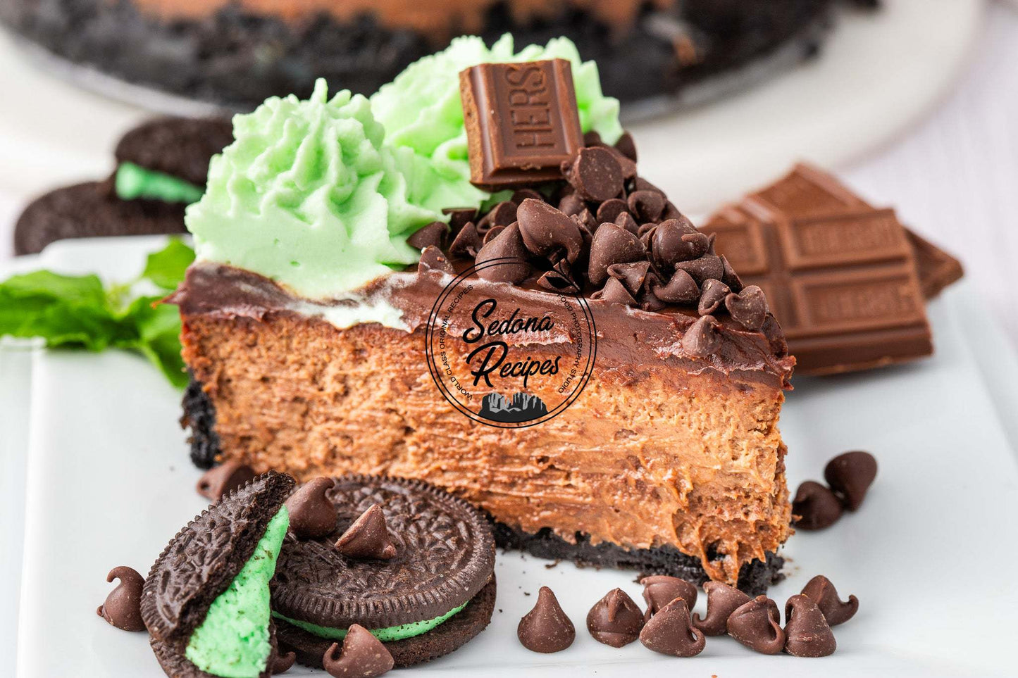 Chocolate Mint Cheesecake