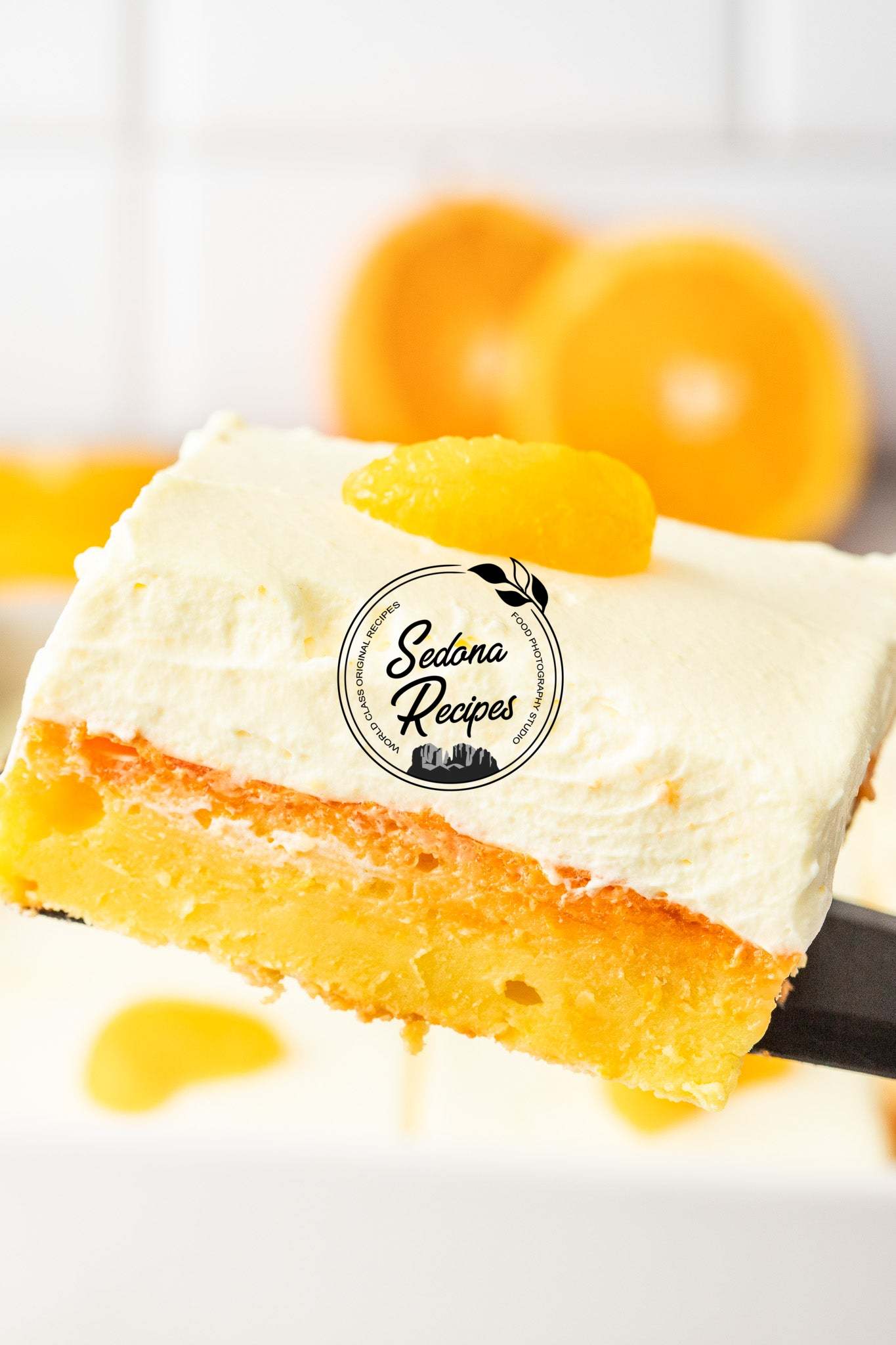 Orange Creamsicle Poke Cake