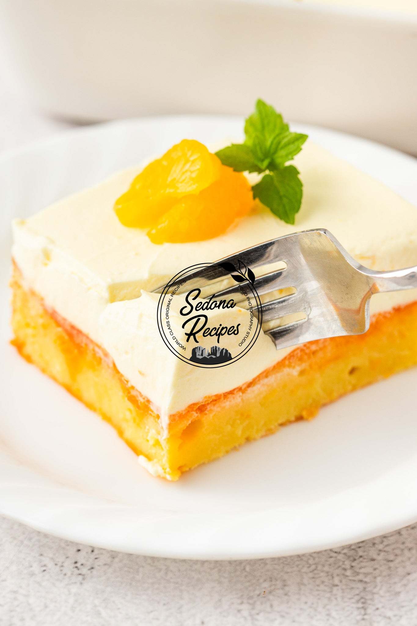 Orange Creamsicle Poke Cake