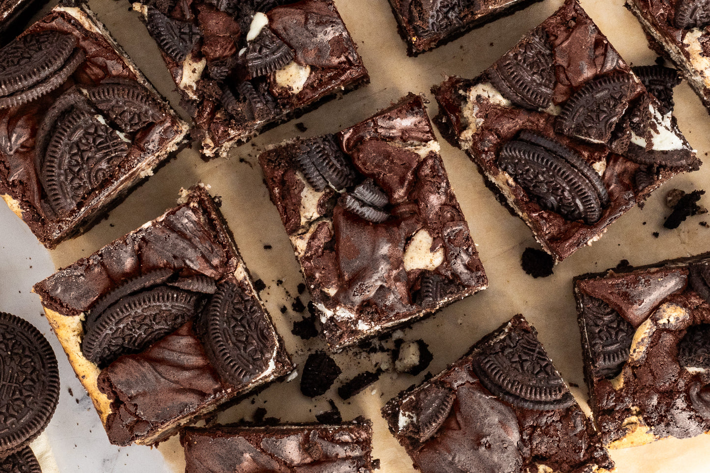 Oreo Cheesecake Brownies