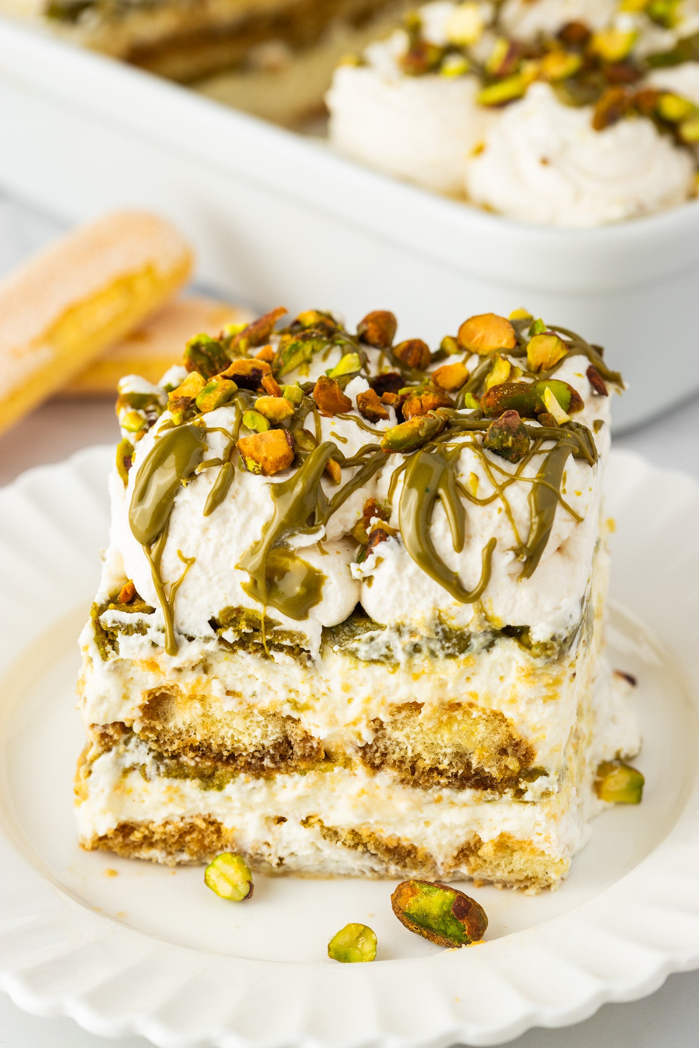 Pistachio Tiramisu