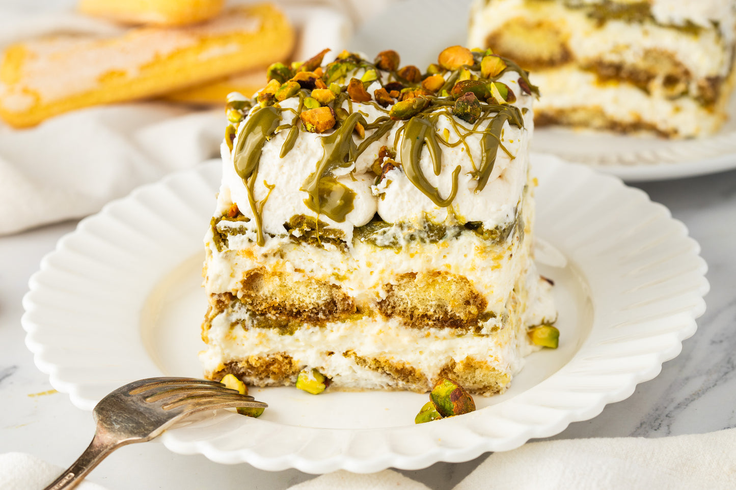 Pistachio Tiramisu